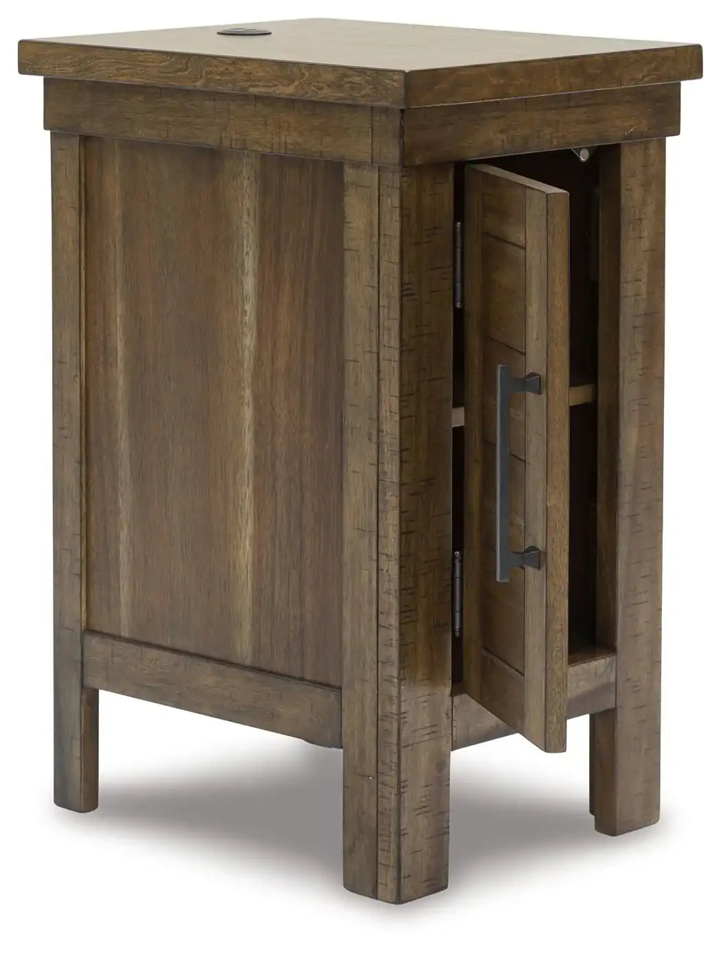 Moriville - Chair Side End Table - Grayish Brown - Best Buy Furniture