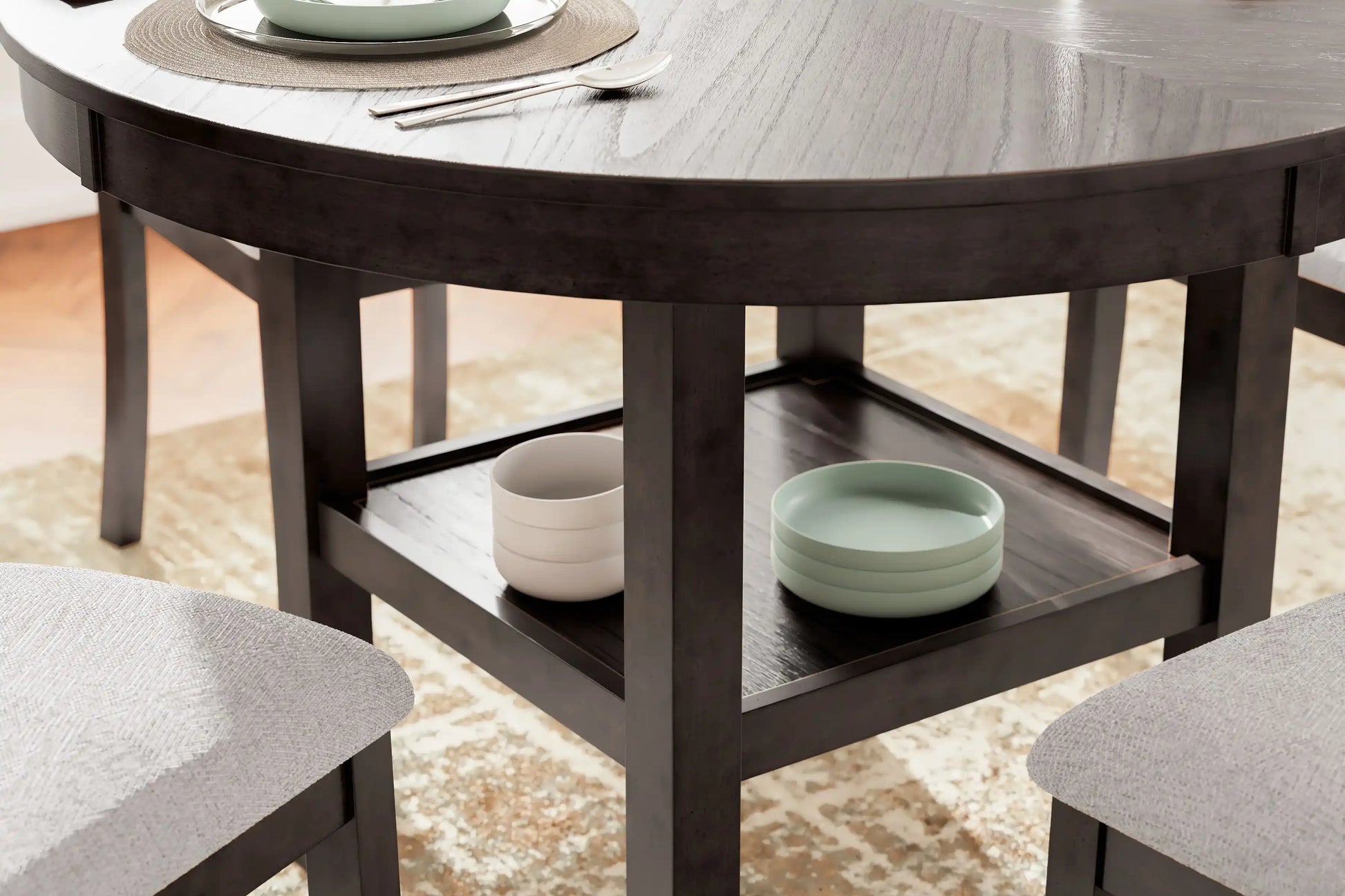 Langwest - Dining Room Table Set (Set of 5) - Brown - Best Buy Furniture
