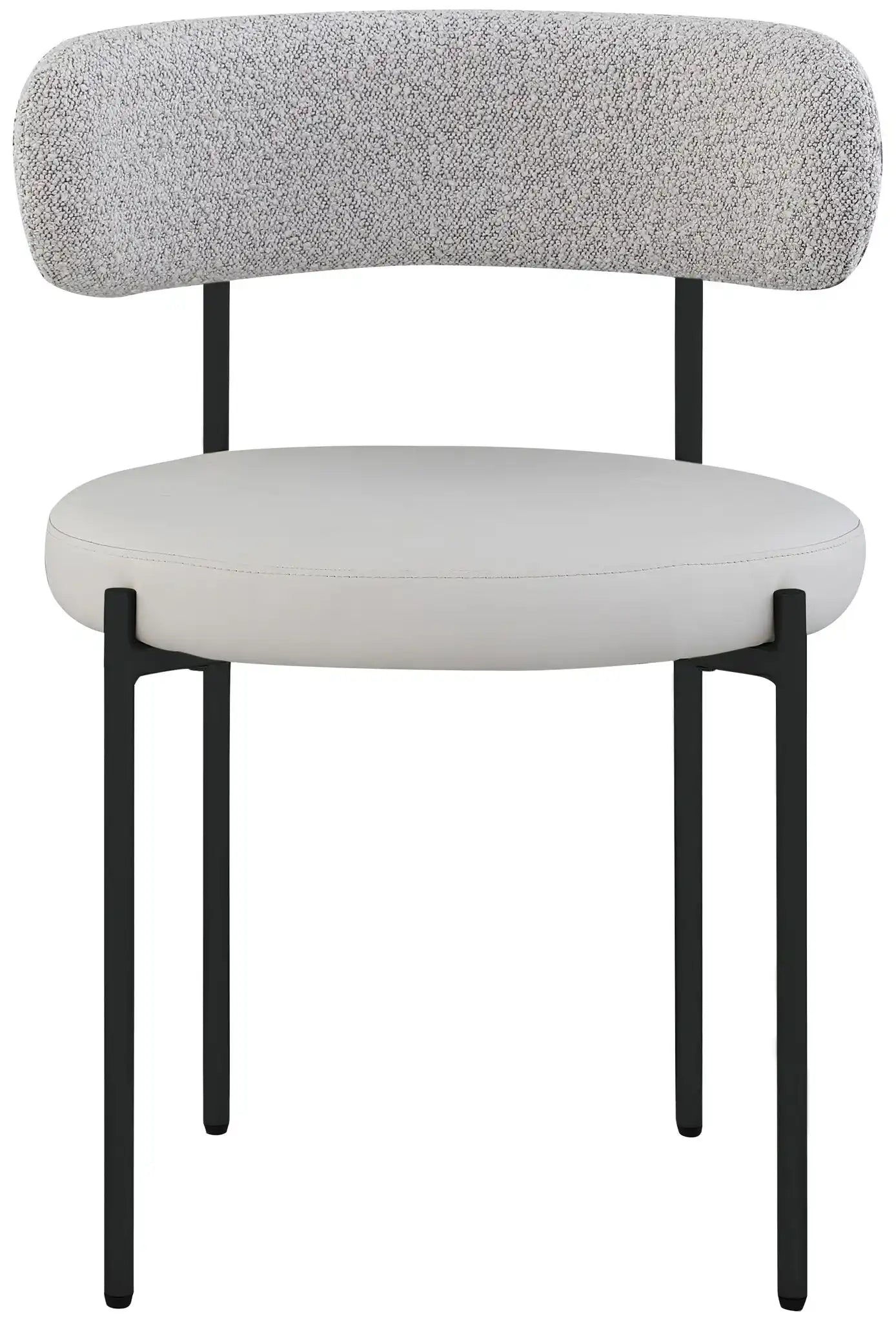 Beacon - Faux Leather Dining Chair With Black Legs (Set of 2)