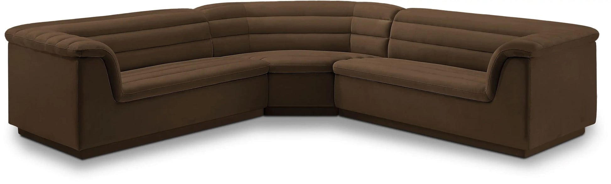 Cascade - Velvet Modular Sectional - Best Buy Furniture