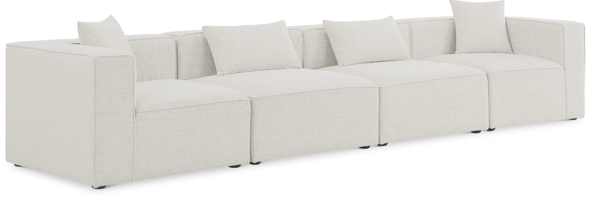 Cube - Linen Modular 4 Seat Sofa - Best Buy Furniture