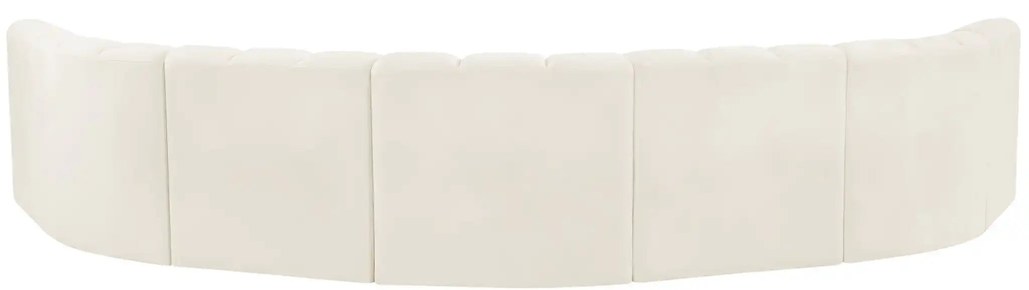 Arc - Velvet 7 Piece U-Shaped Modular Sofa