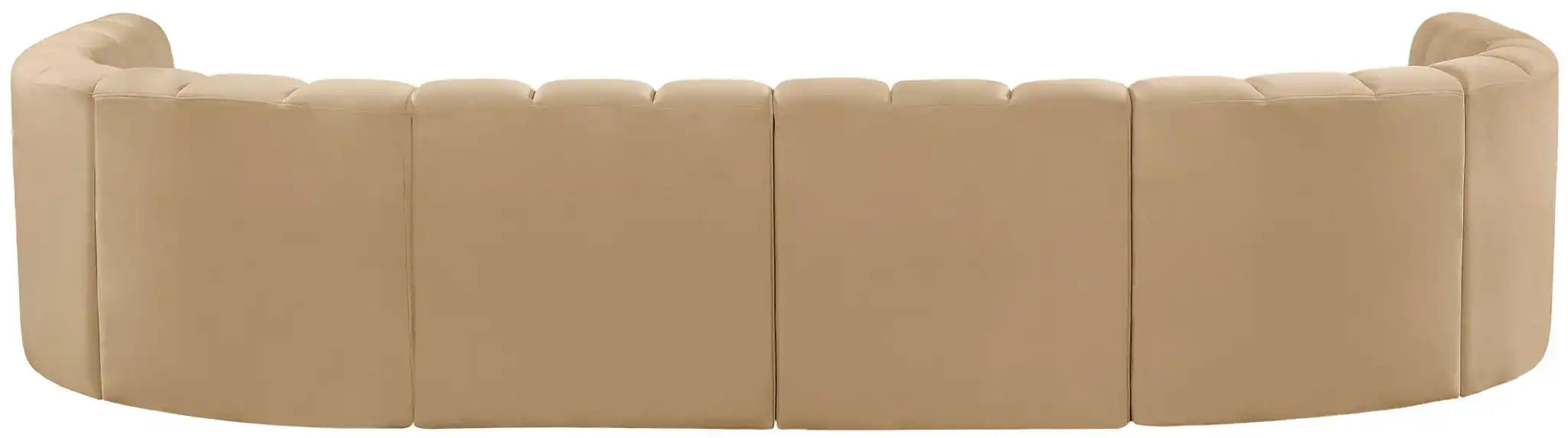 Arc - Velvet Modular U-Shaped Sectional