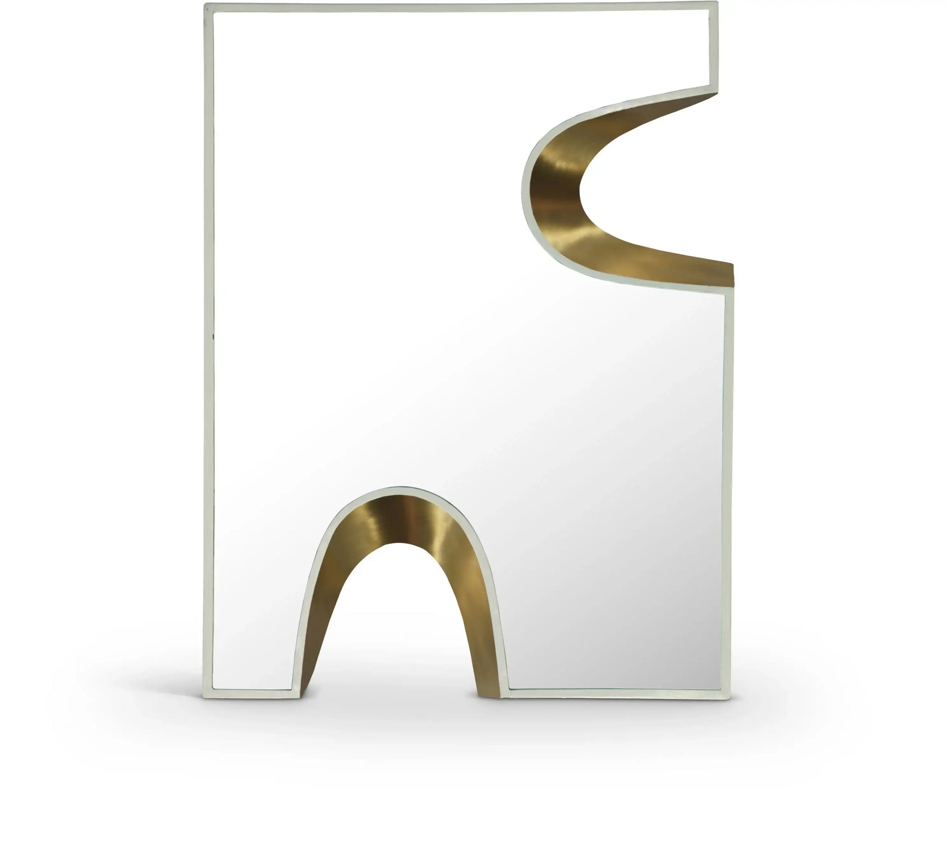 Soleil - Mirror With Gold Accent - Best Buy Furniture