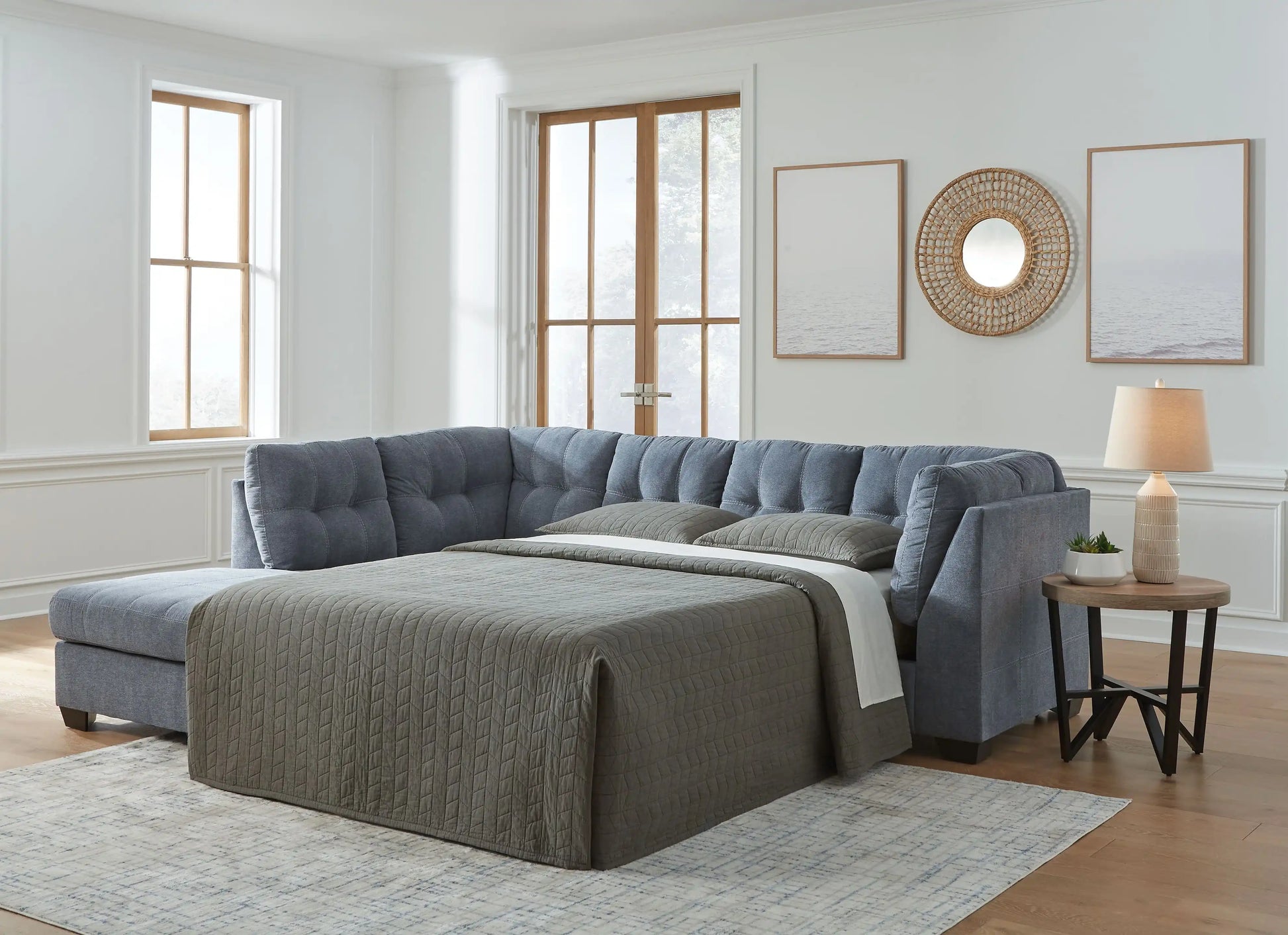 Marleton - Sleeper Sectional - Best Buy Furniture