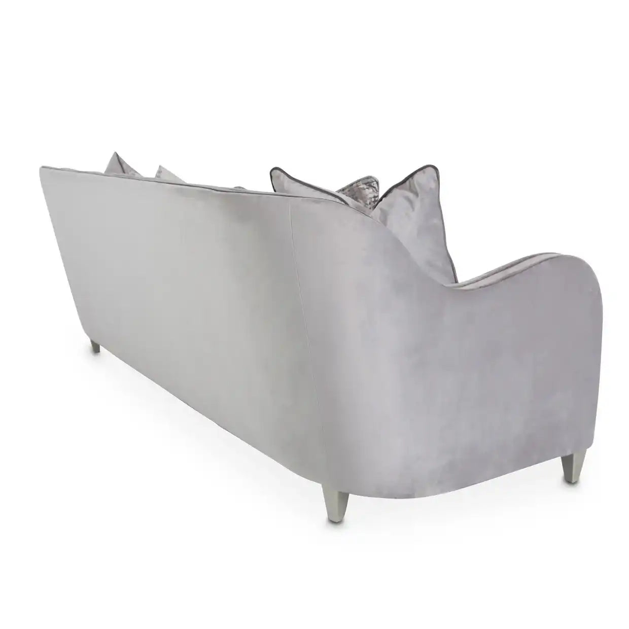 Roxbury Park - Velvet Sofa - Steel/Slate - Best Buy Furniture