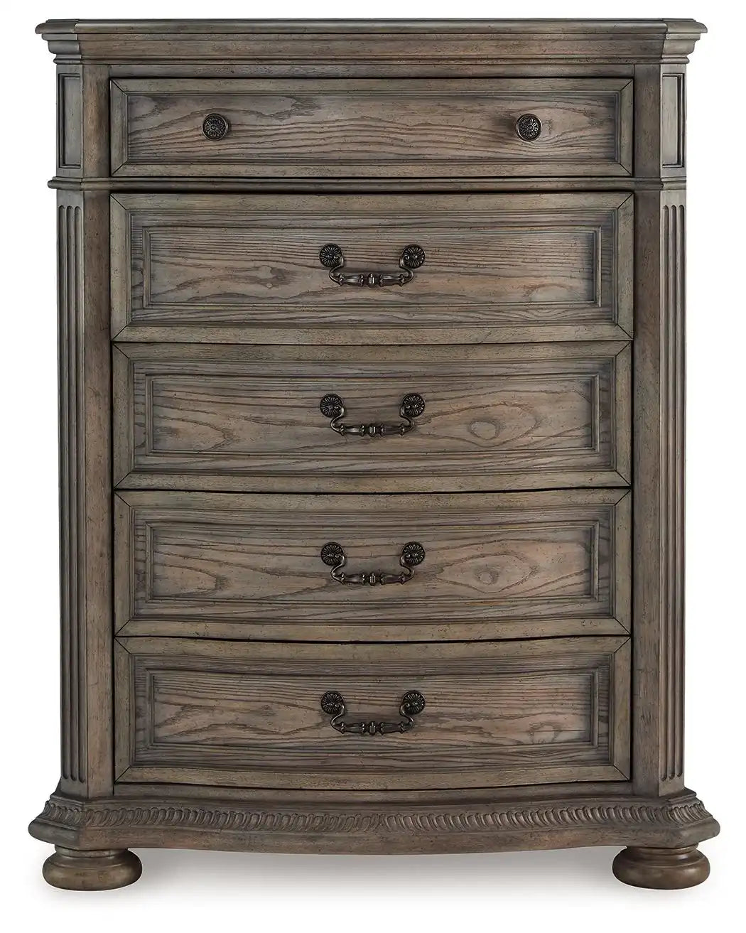 Ardenfield - Five Drawer Chest - Light Brown - Best Buy Furniture