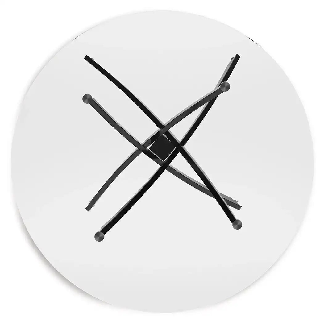Pharwynn - Round Dining Room Table - Black - Best Buy Furniture