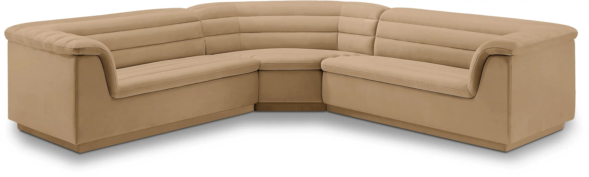Cascade - Velvet Modular Sectional - Best Buy Furniture