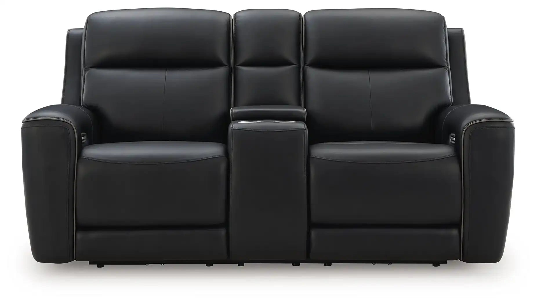 5Z-Comfort - Relaxation - Power Reclining Loveseat with Console / Adj Headrest - Best Buy Furniture