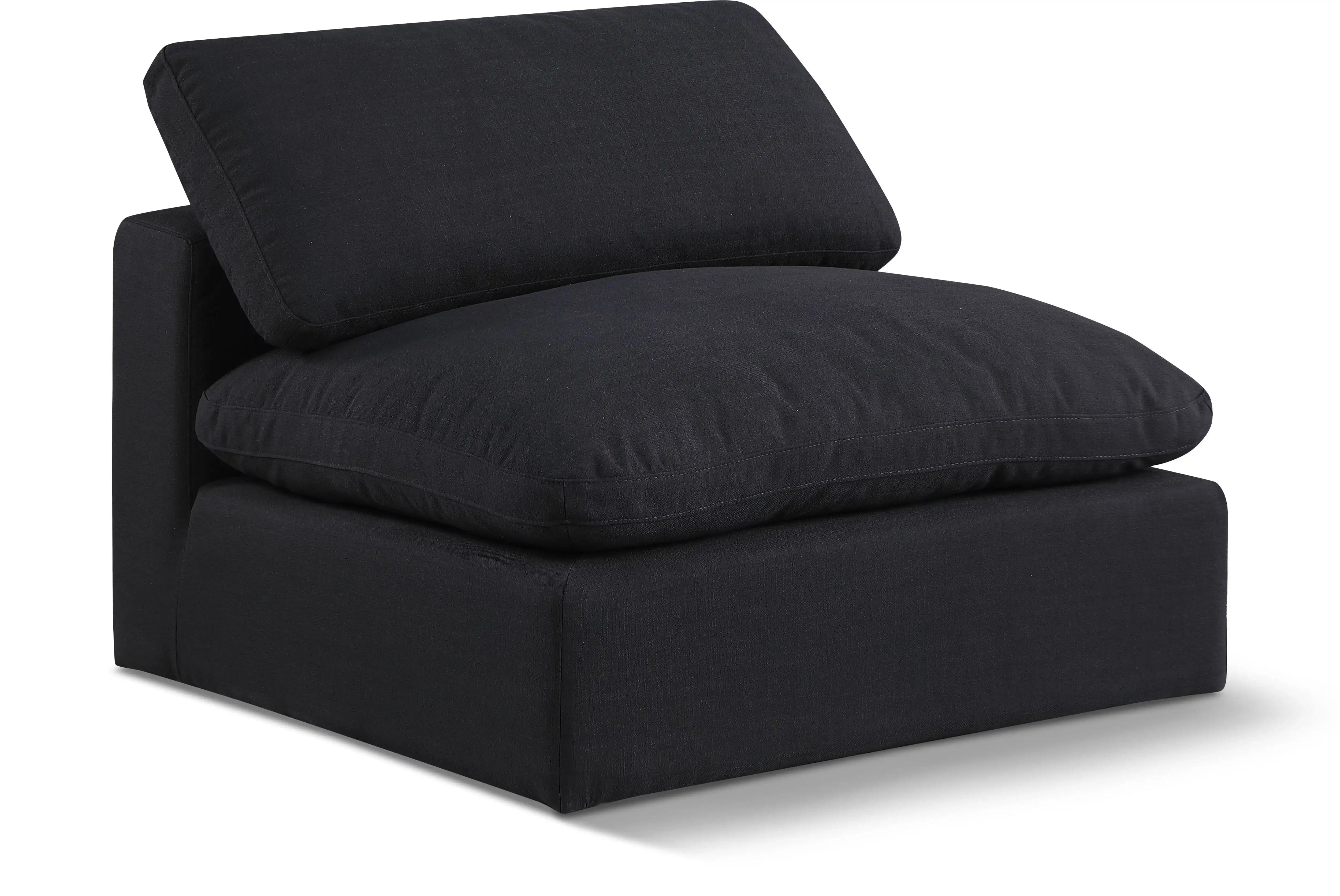Comfy - Linen Armless Chair - Best Buy Furniture