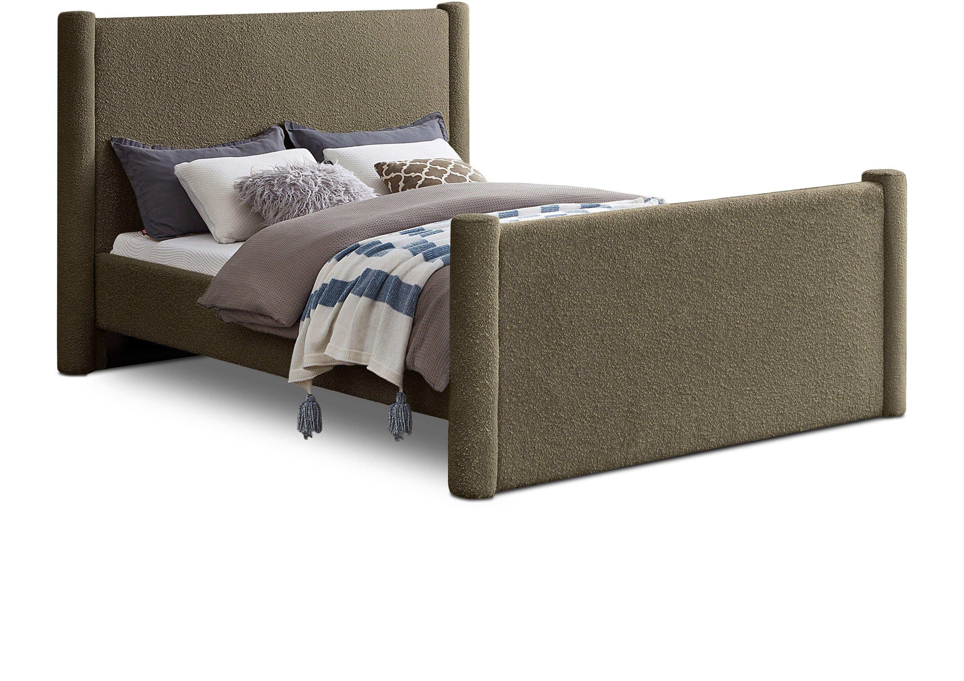 Elias - Boucle Bed - Best Buy Furniture