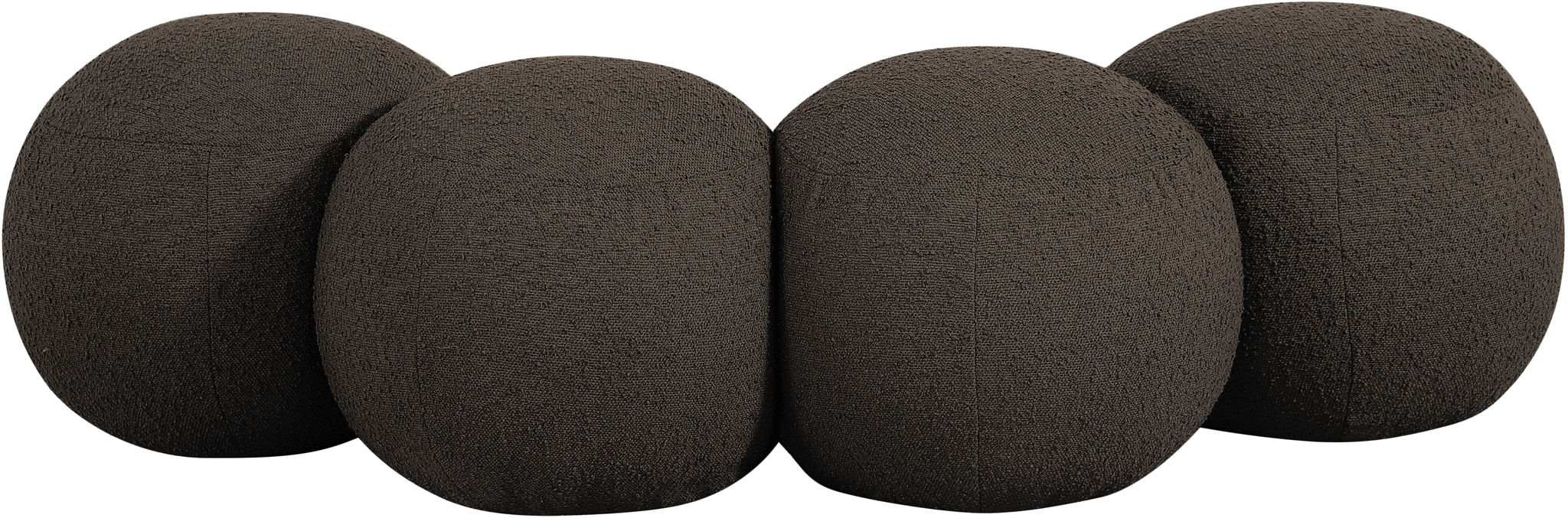 Apollo - Boucle Fabric Bench