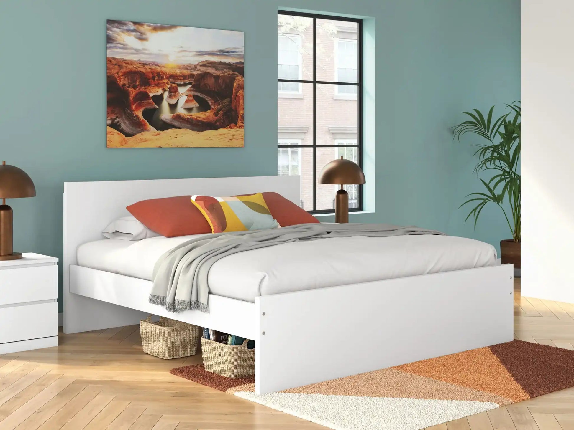 Onita - Panel Platform Bed - Best Buy Furniture