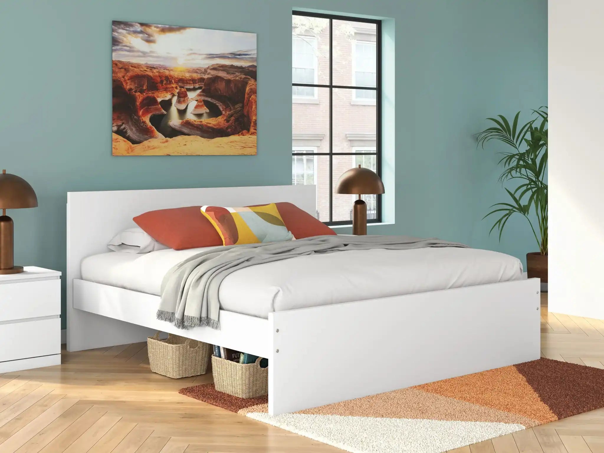 Onita - Panel Platform Bed - Best Buy Furniture