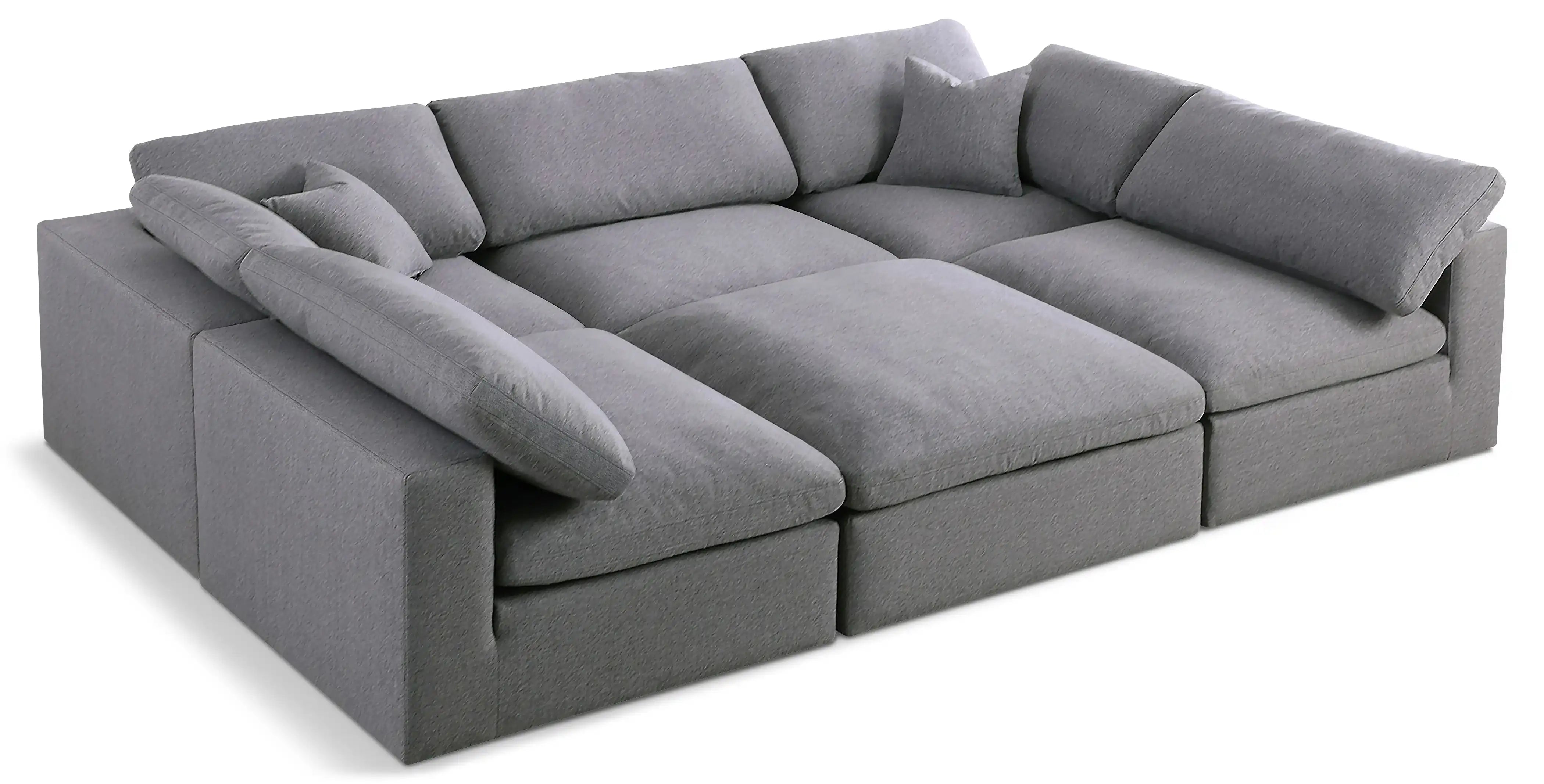 Serene - 6 Piece Modular Sectional - Best Buy Furniture