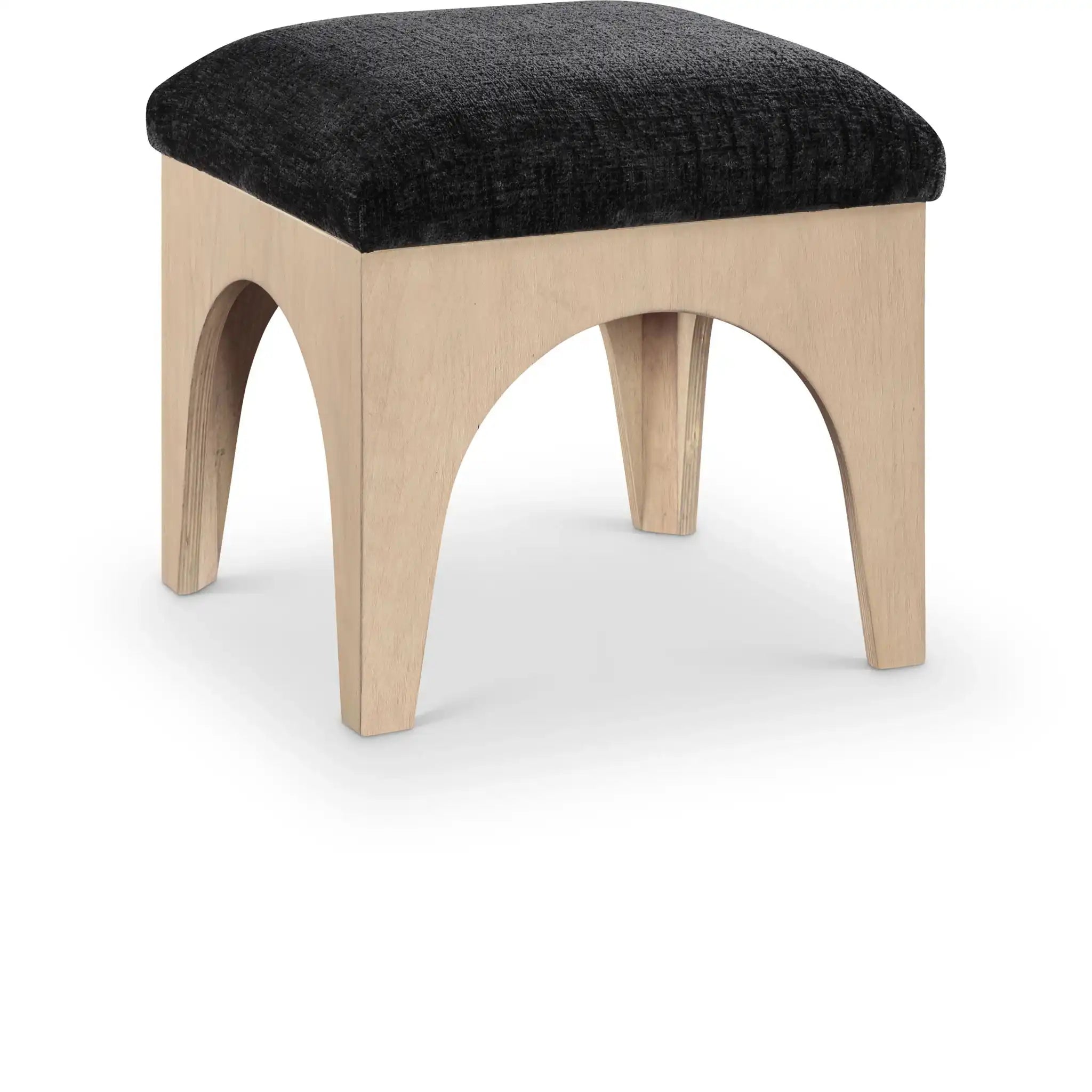 Lawson - Chenille Fabric Ottoman - Natural Base - Best Buy Furniture