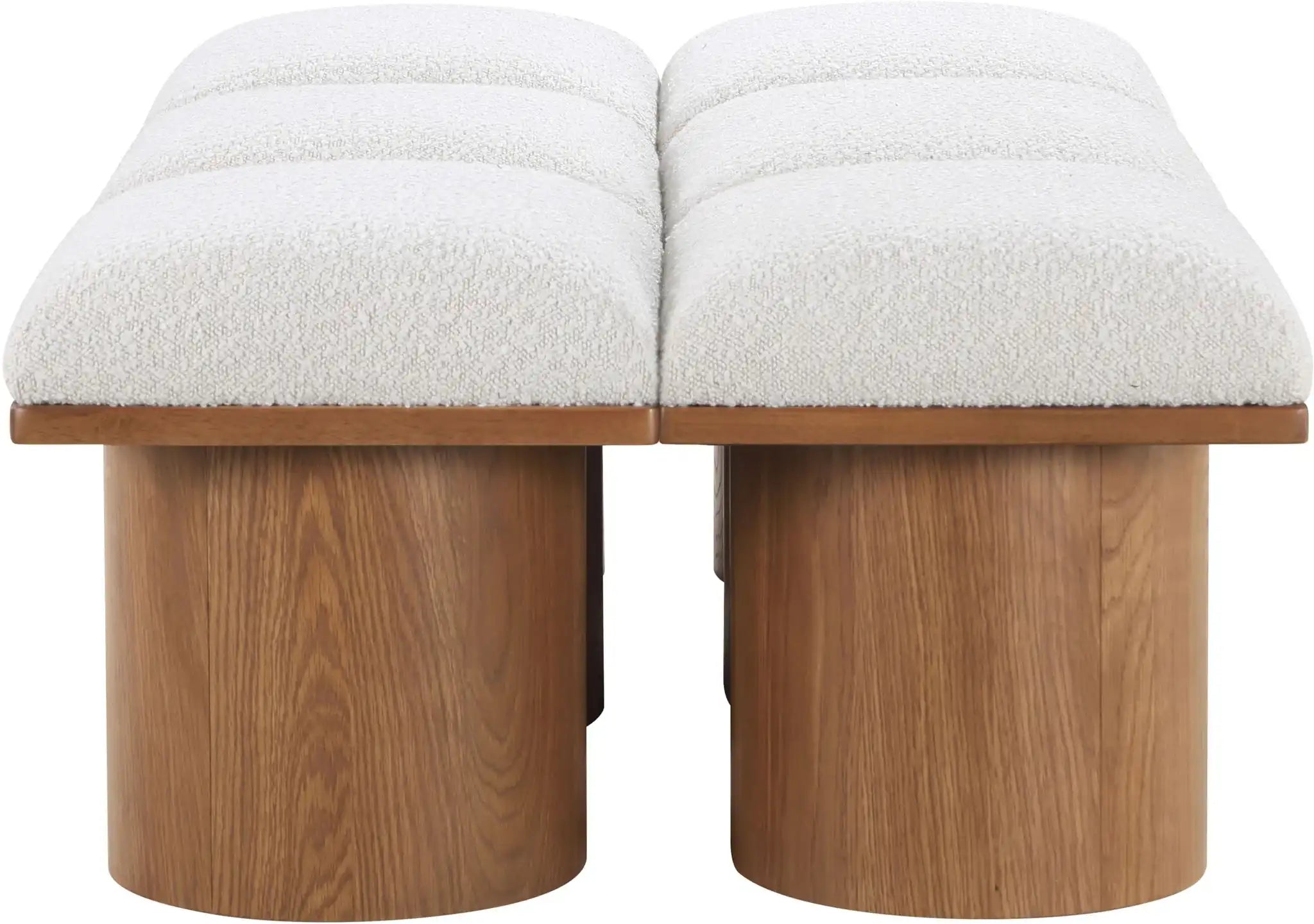 Pavilion - 6 Piece Modular Bench With Brown Base
