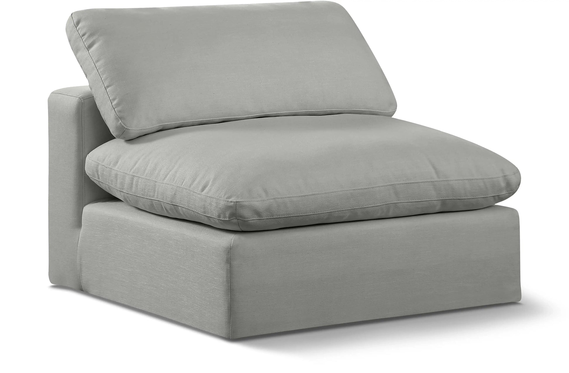 Comfy - Linen Armless Chair - Best Buy Furniture