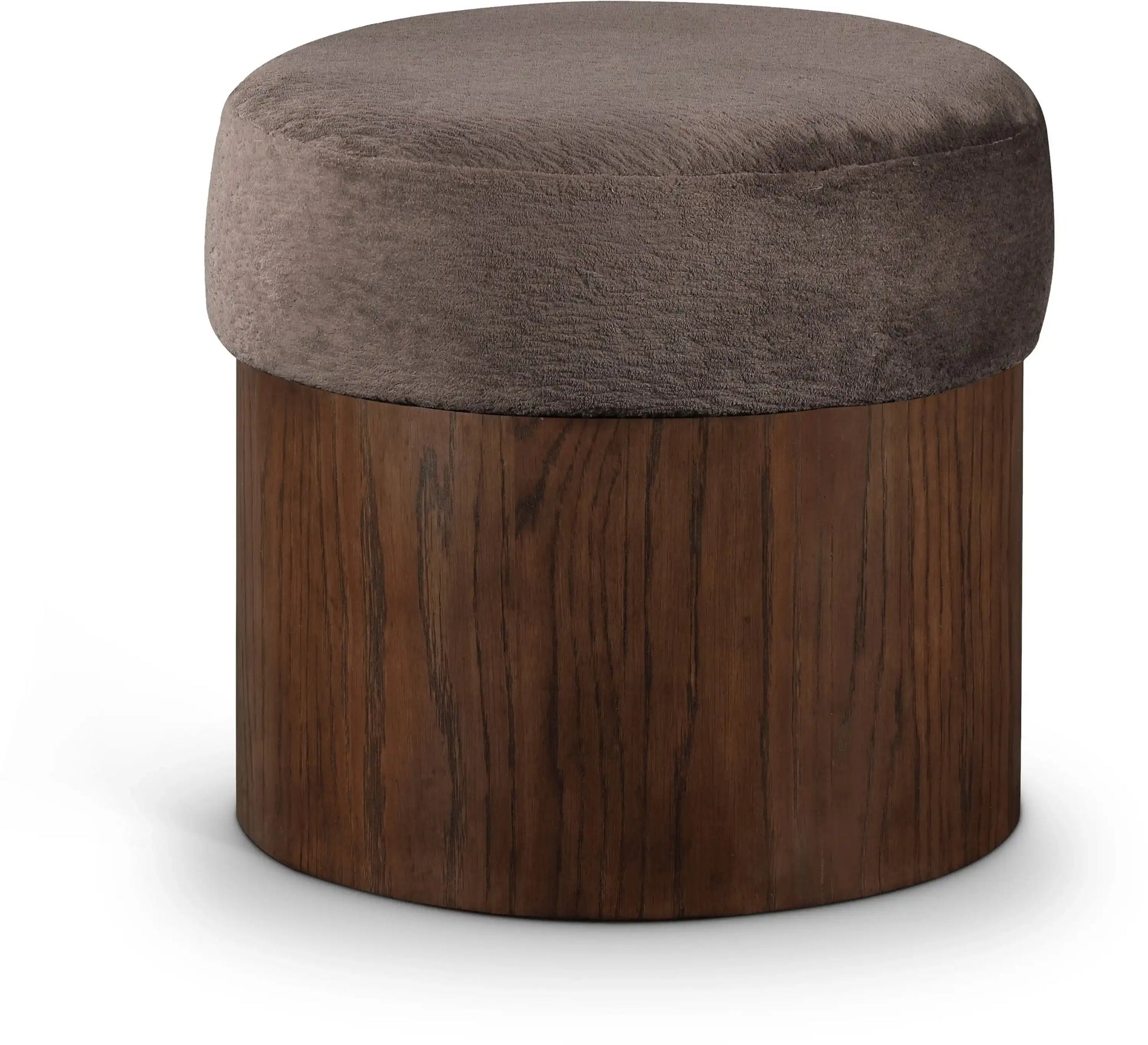 Nimes - Ottoman / Stool With Brown Base - Best Buy Furniture