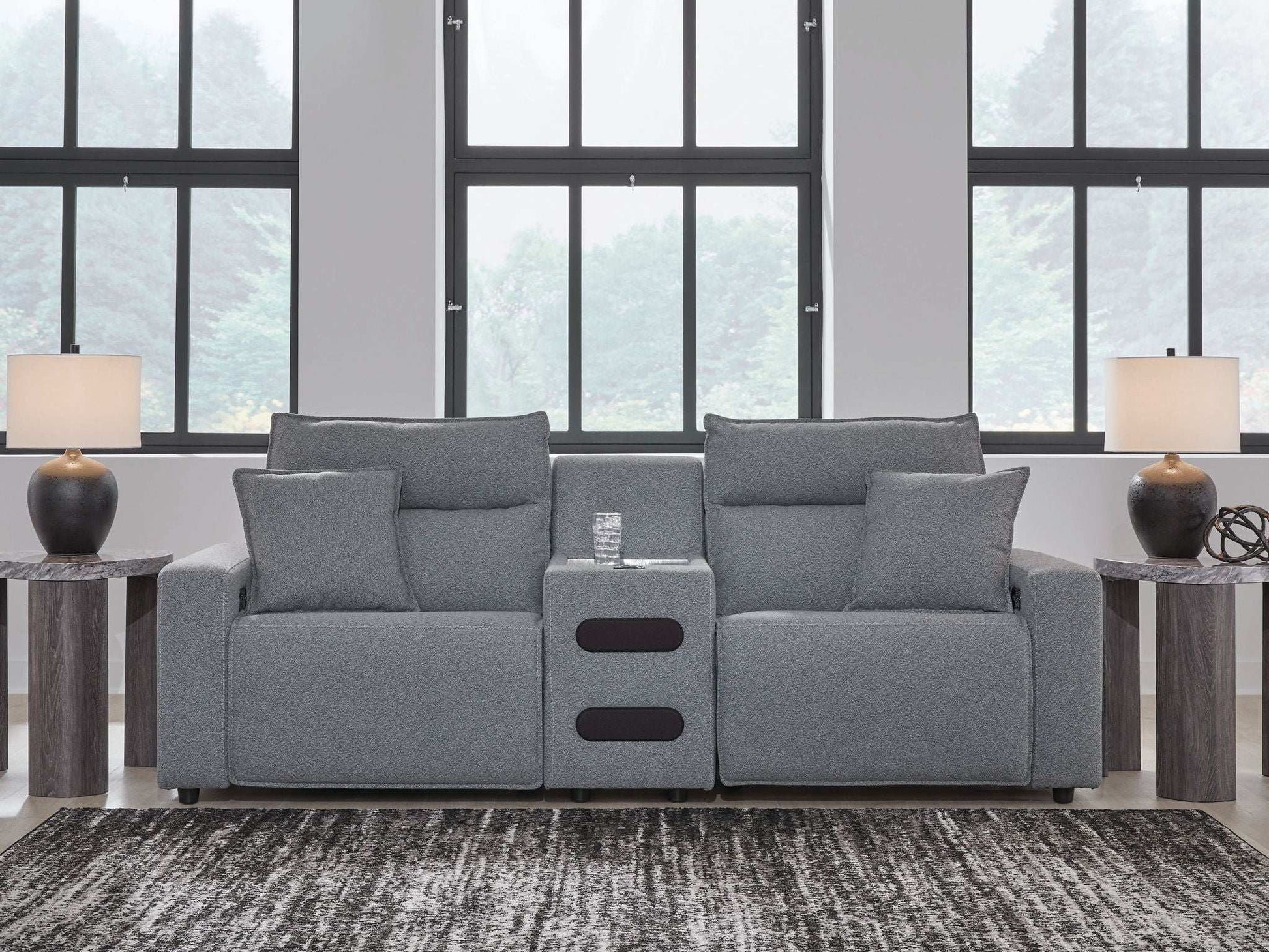 ModMax II - Salt And Pepper - Reclining Sectional - Best Buy Furniture