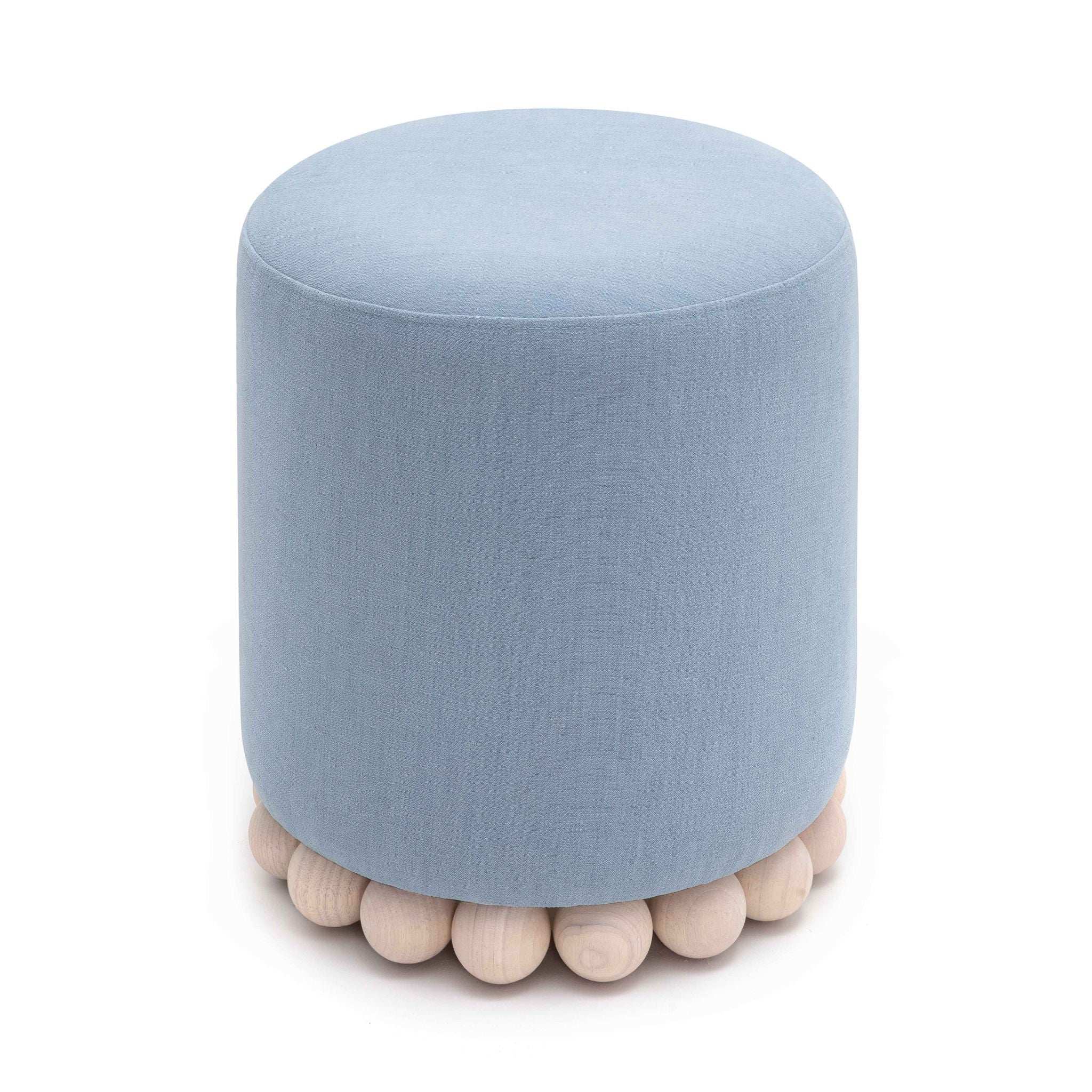 Dex - Upcycled Fabric Ottoman