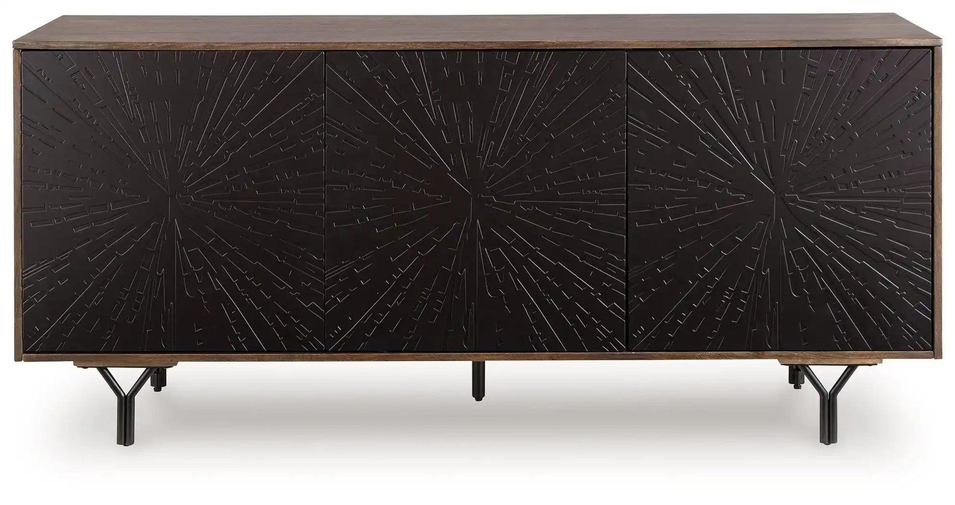 Lavinmont - Accent Cabinet - Multi Brown - Best Buy Furniture