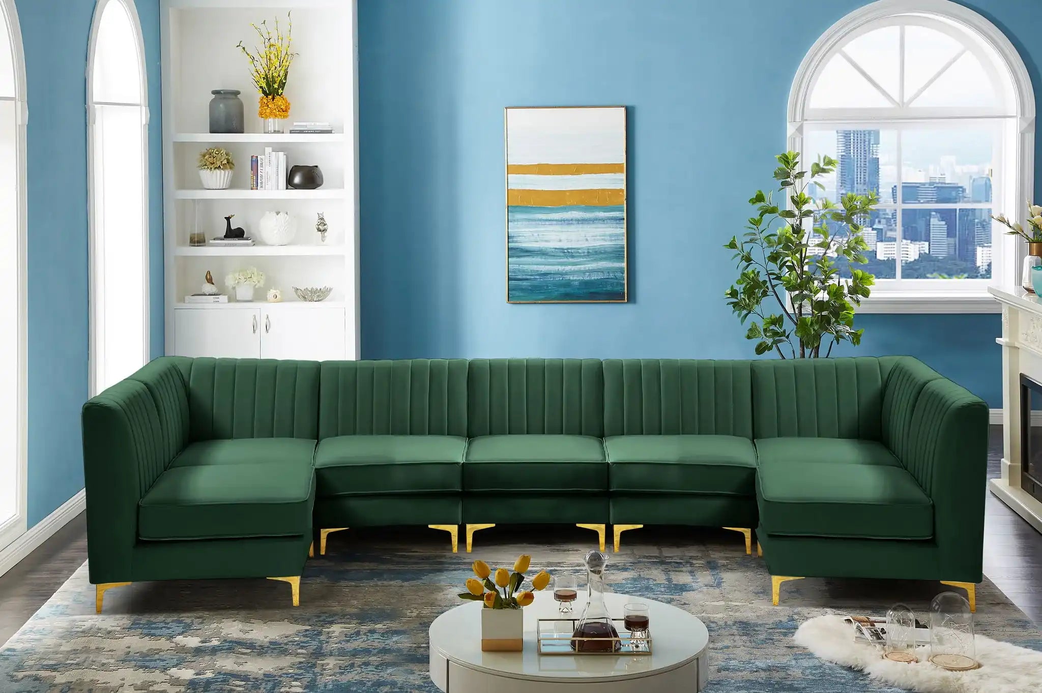 Alina - 7 Piece Modular Sectional