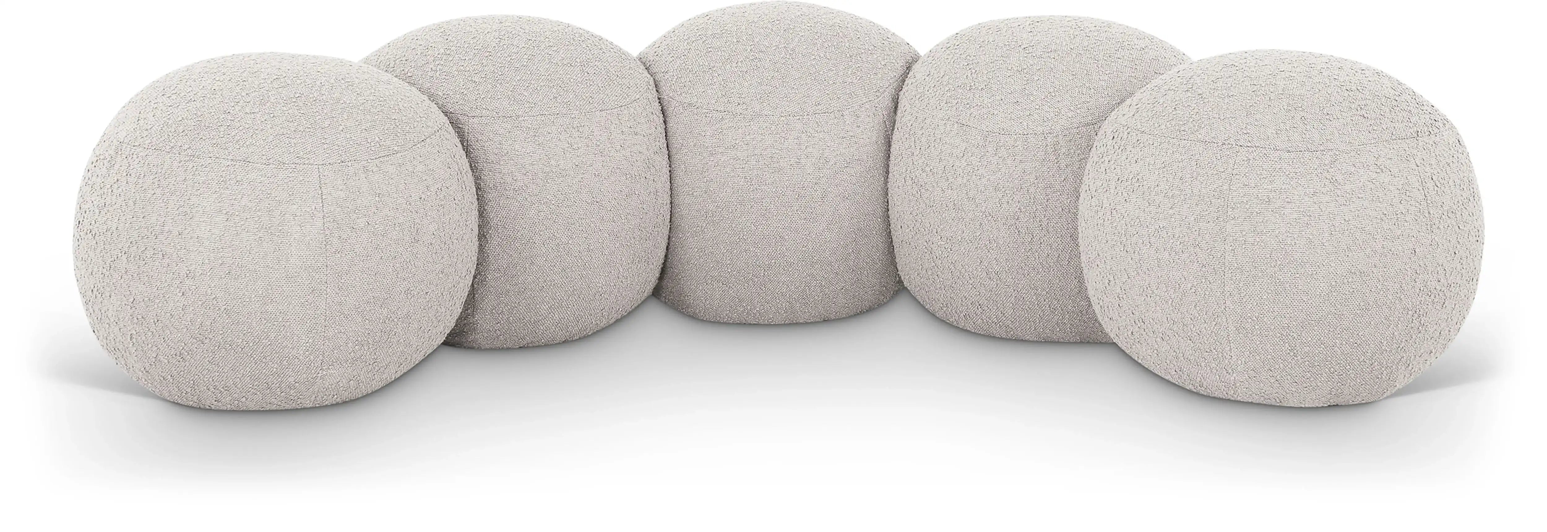 Apollo - Boucle Fabric Bench - Best Buy Furniture