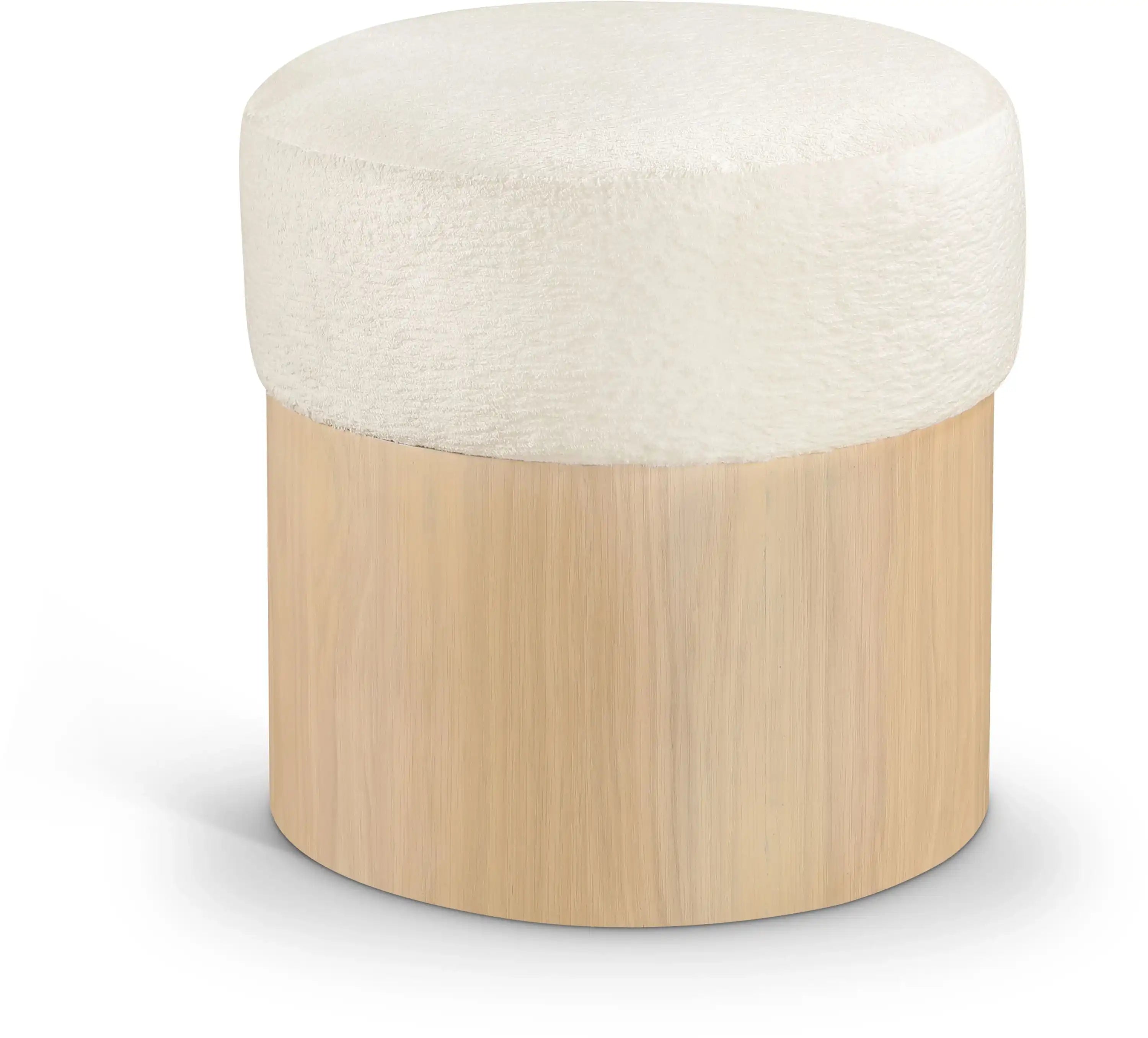 Nimes - Ottoman / Stool With Natural Base - Best Buy Furniture