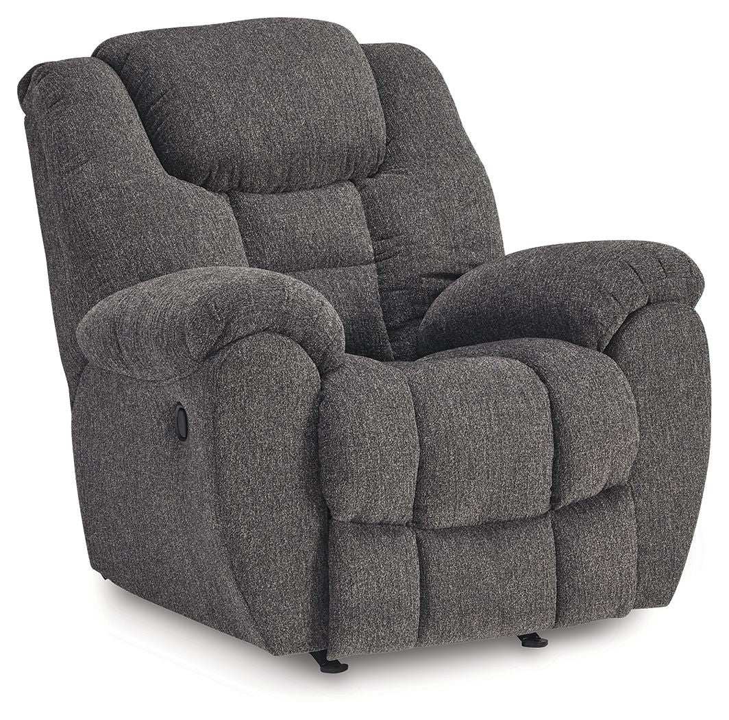 Foreside - Rocker Recliner - Charcoal - Best Buy Furniture
