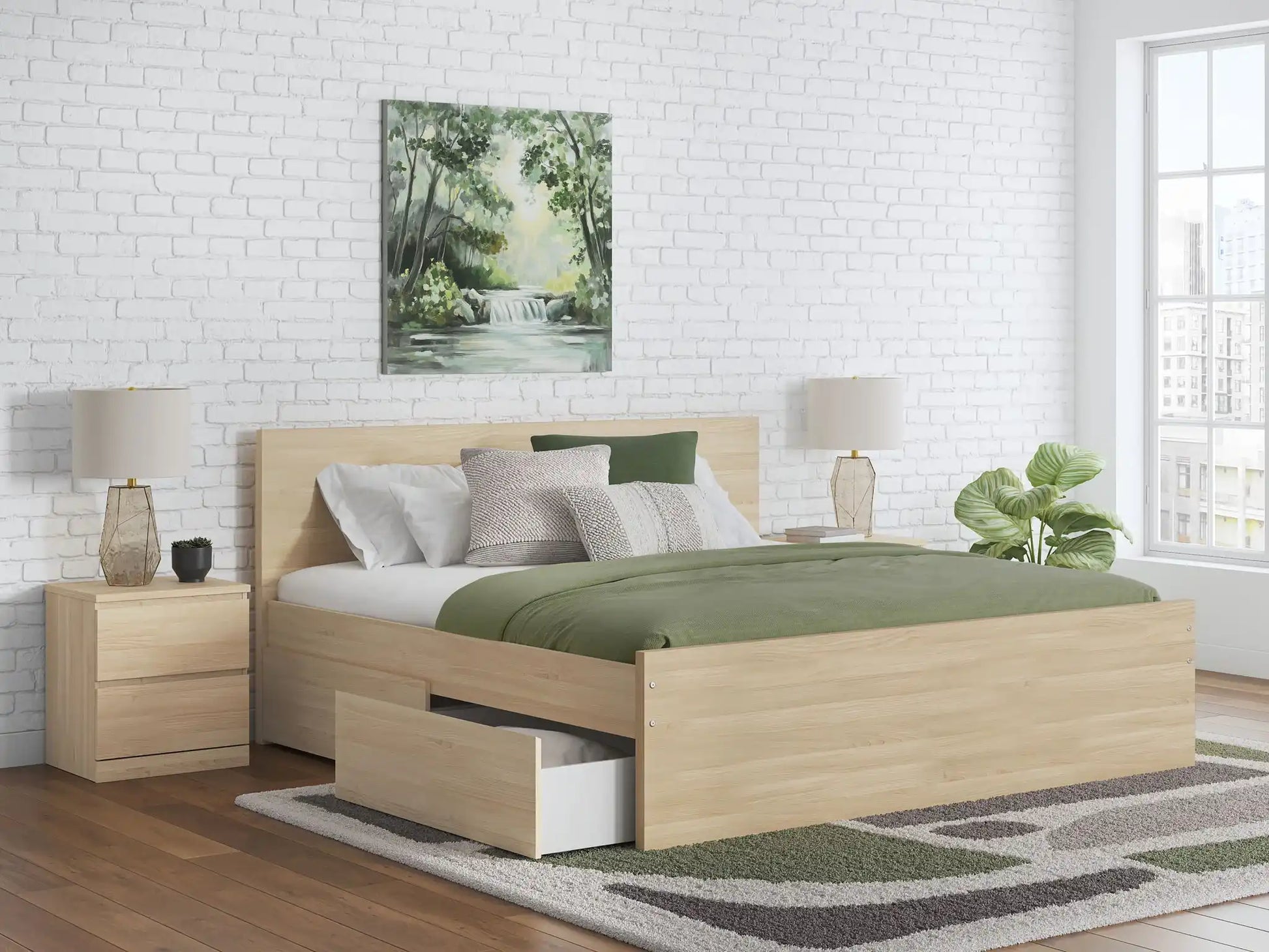Onita - Panel Platform Bed - Best Buy Furniture