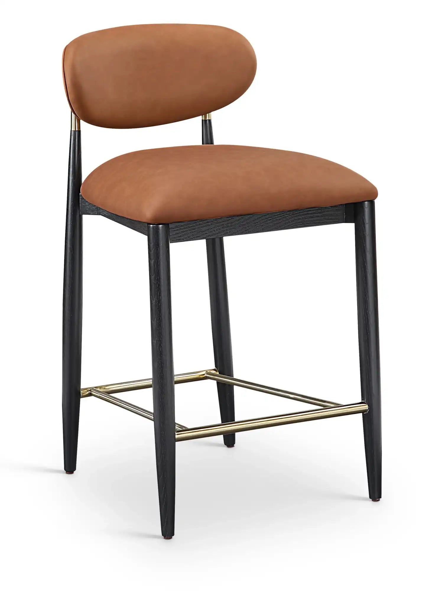 Riccio - Stool - Black And Gold Frame - Best Buy Furniture