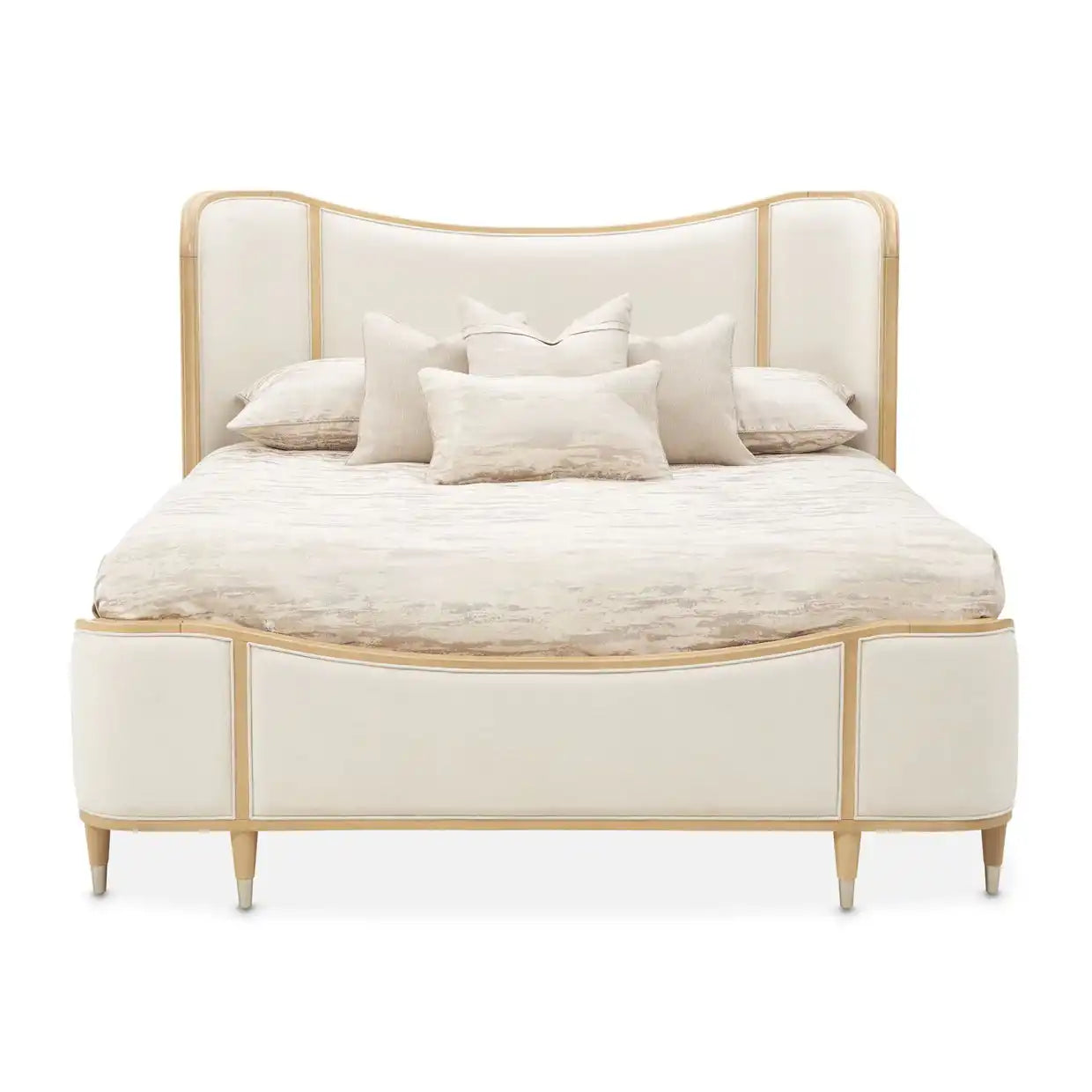 Camellia Field - Upholstered Panel Bed