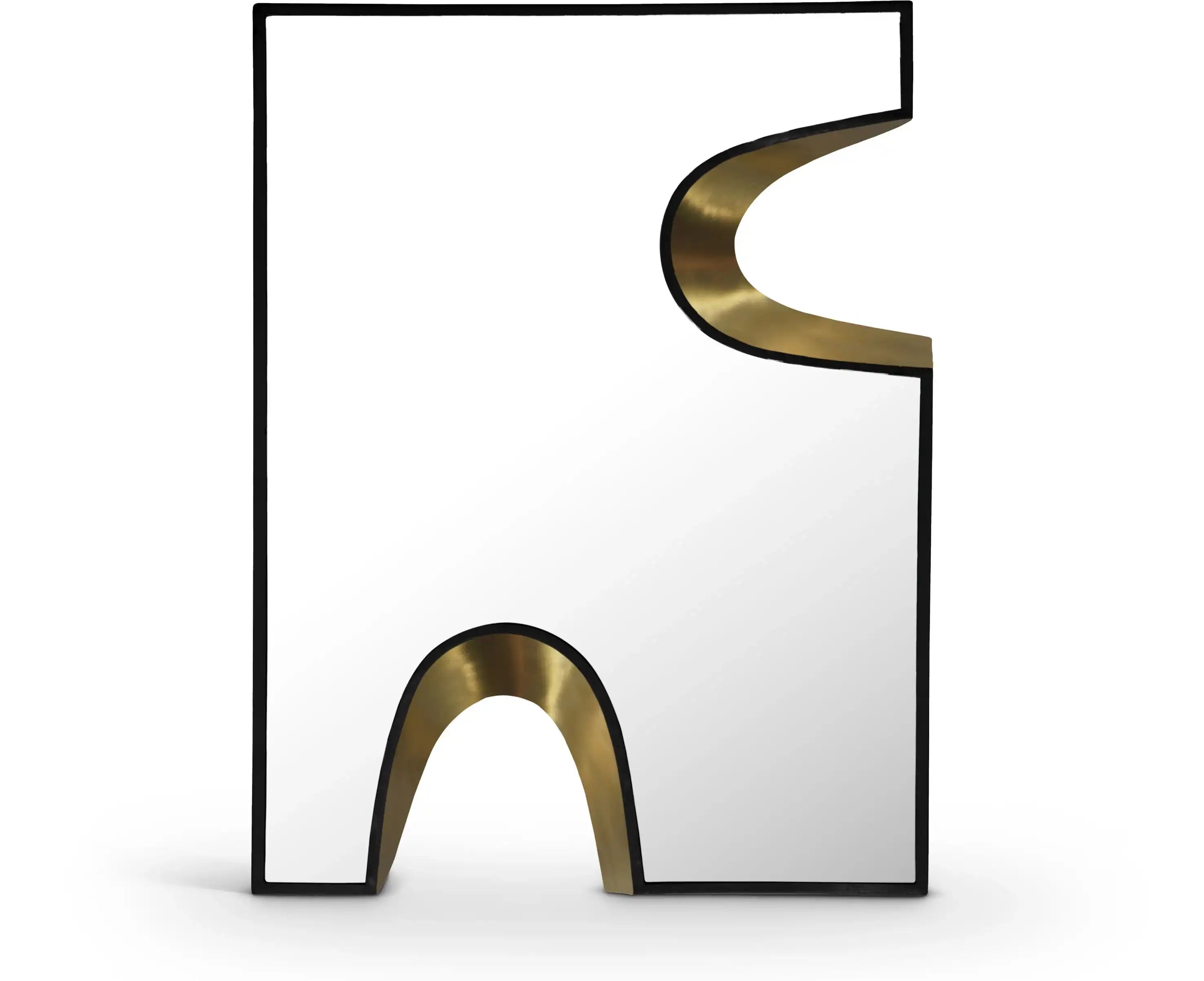 Soleil - Mirror With Gold Accent - Best Buy Furniture