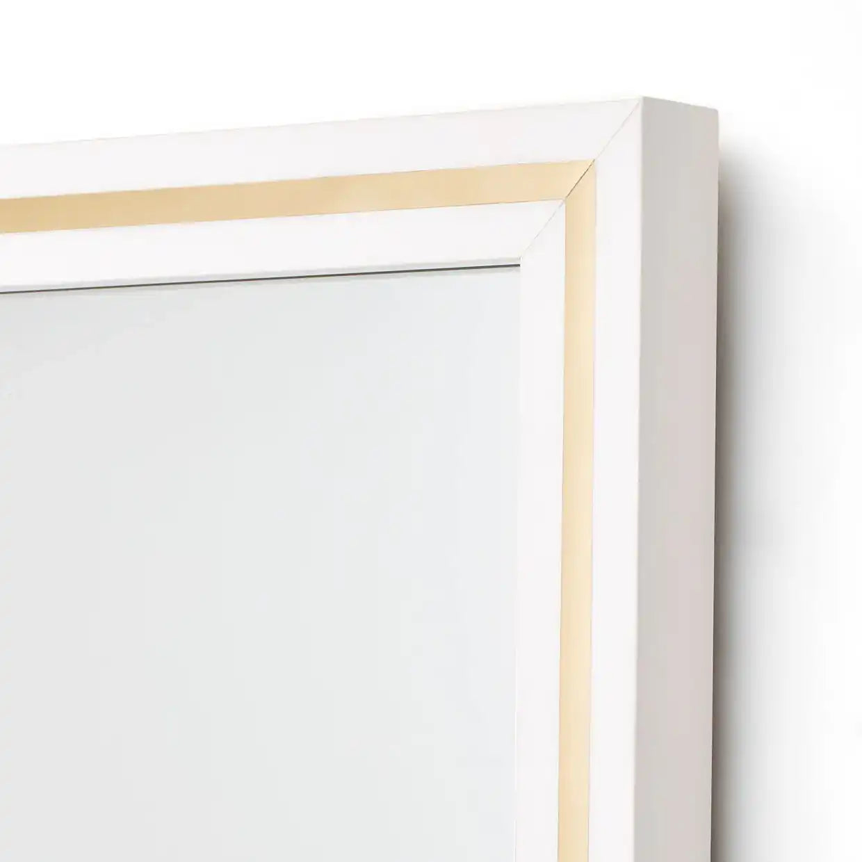 Palm Gate - Wall Mirror - Cloud White - Best Buy Furniture