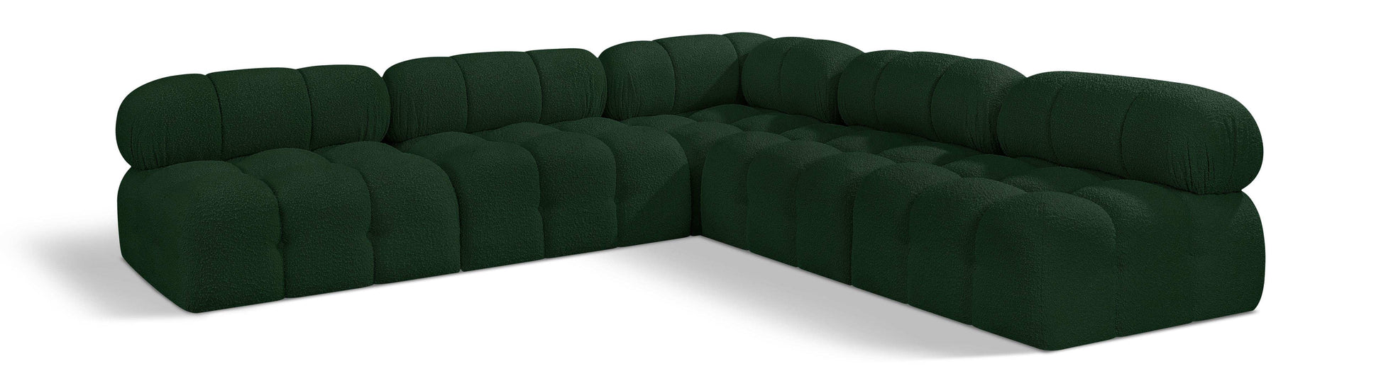 Ames - 5 Piece Fabric Modular Corner Sectional - Best Buy Furniture