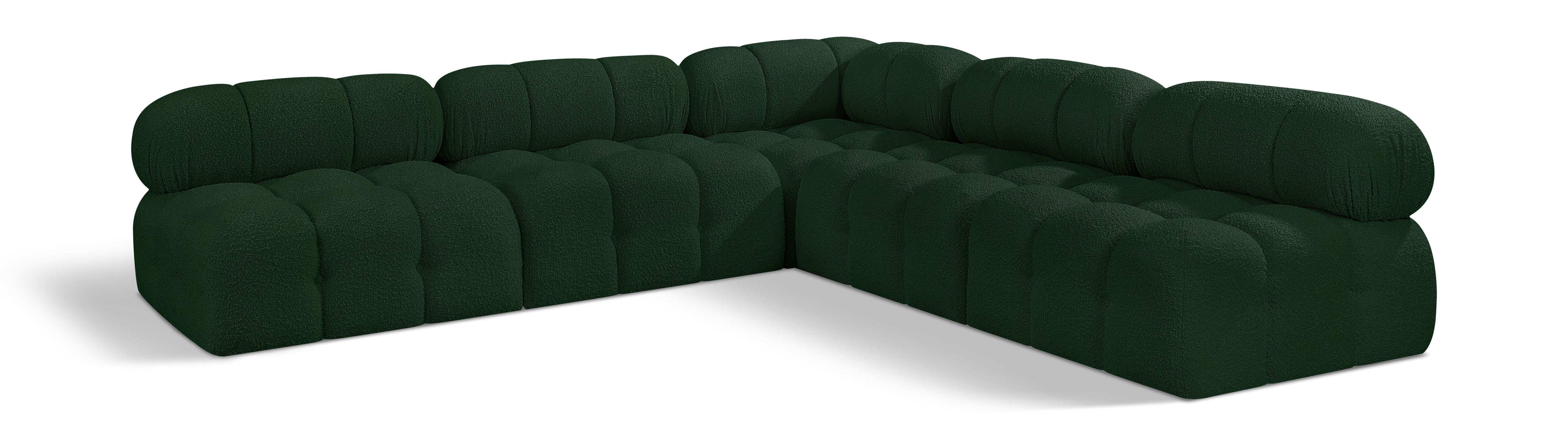 Ames - 5 Piece Fabric Modular Corner Sectional - Best Buy Furniture