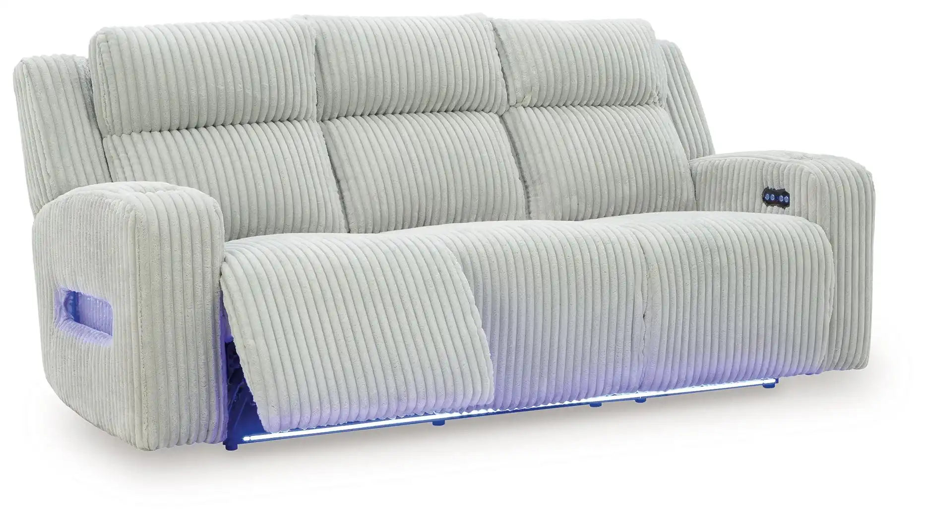 Forest Lake - Power Reclining Sofa With Adj Headrest - Best Buy Furniture