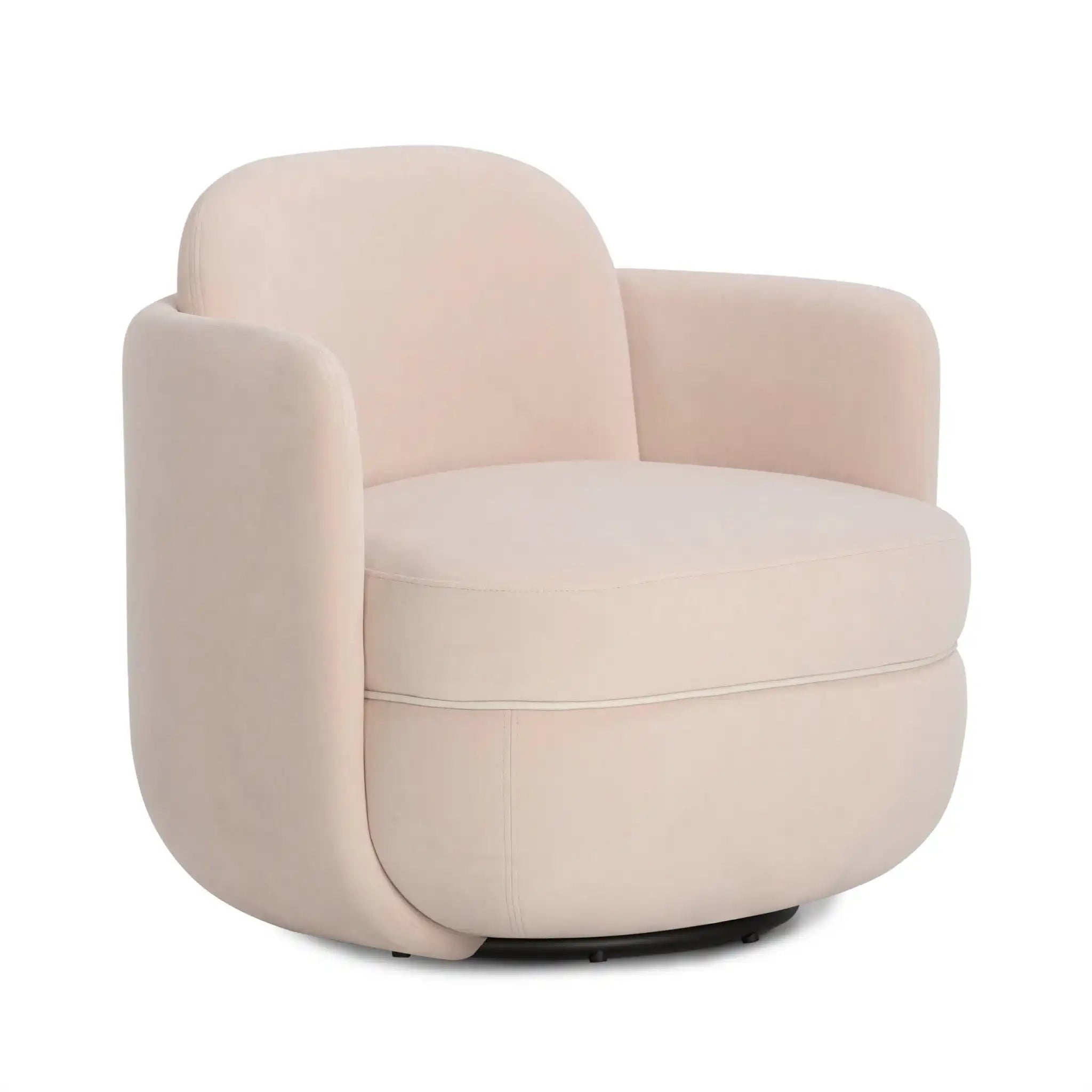 Wolfie - Velvet Swivel Chair - Best Buy Furniture
