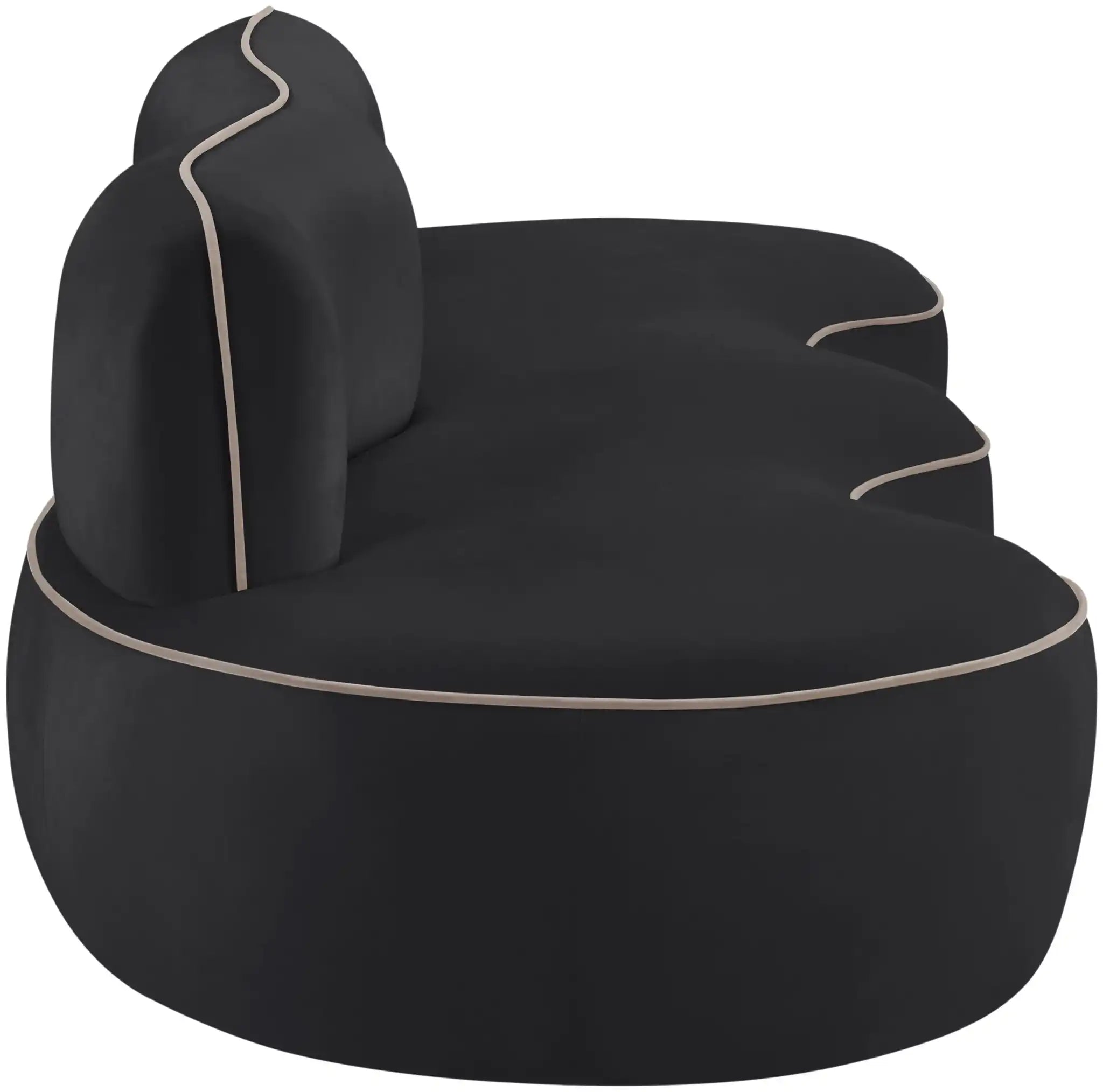 Swerve - Velvet 101" Upholstered Sofa