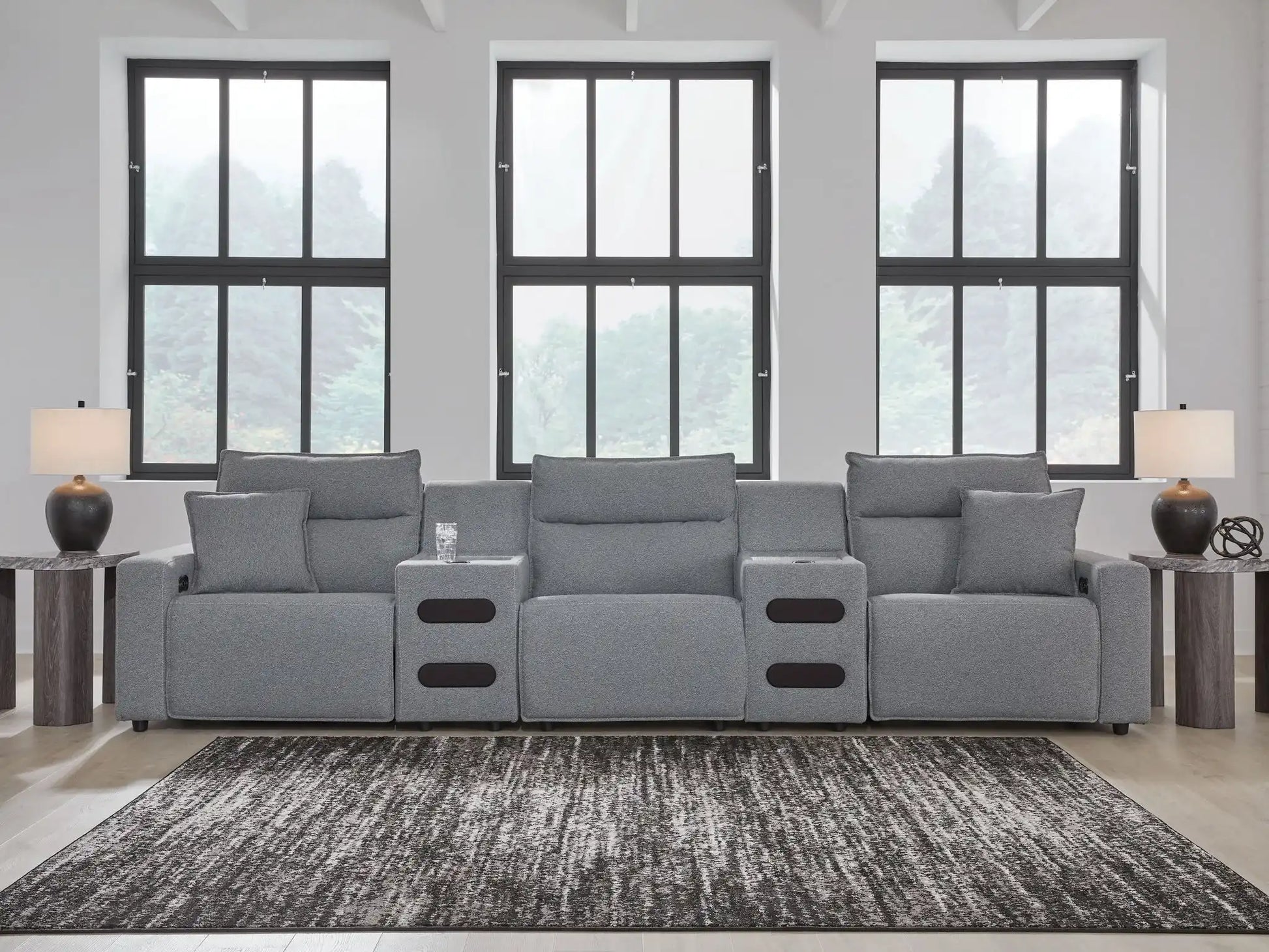 ModMax II - Salt And Pepper - Reclining Sectional - Best Buy Furniture