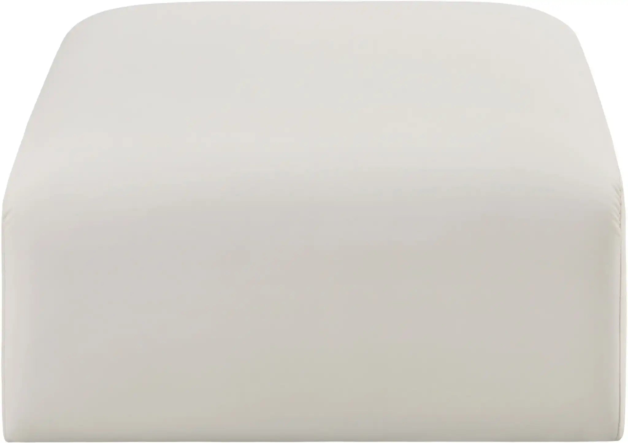Arc - Faux Leather Ottoman