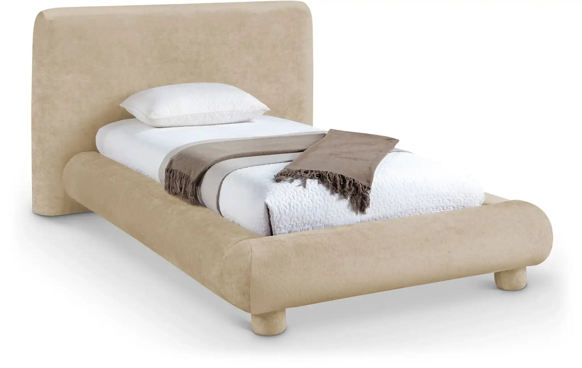 Blair - Chenille Upholstered Bed - Best Buy Furniture