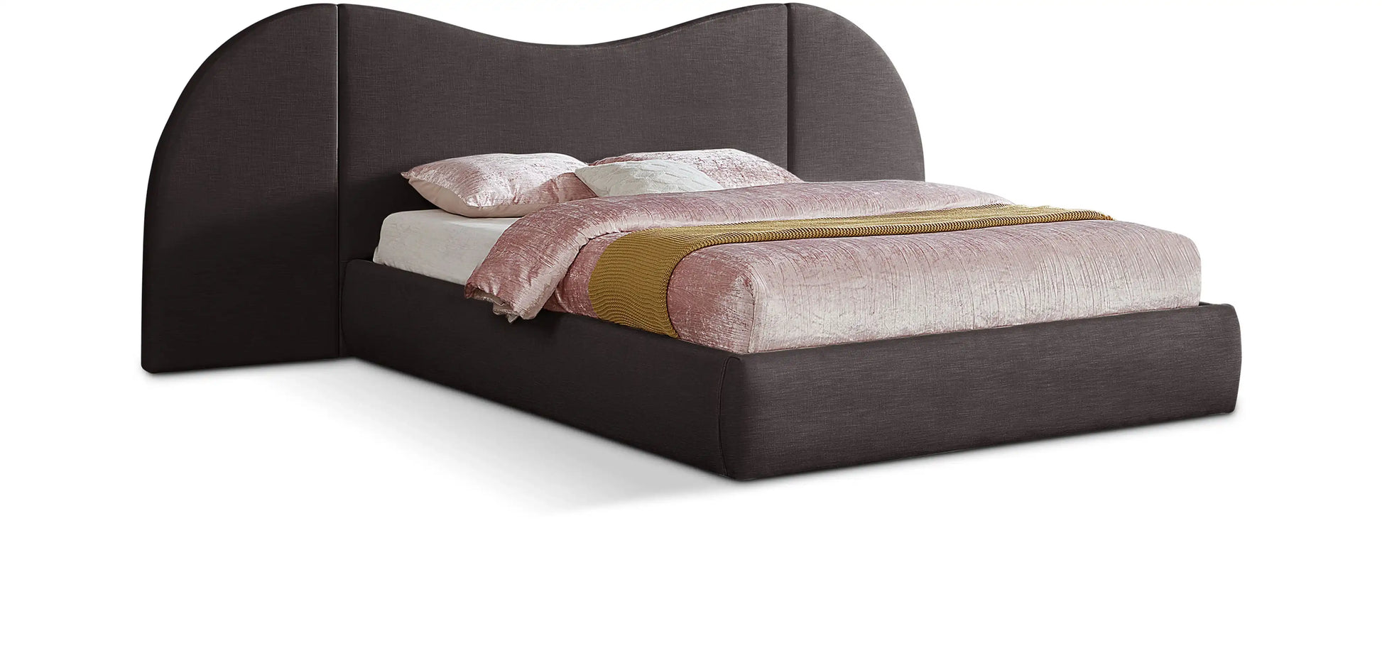 Everest - Linen Fabric Bed - Best Buy Furniture