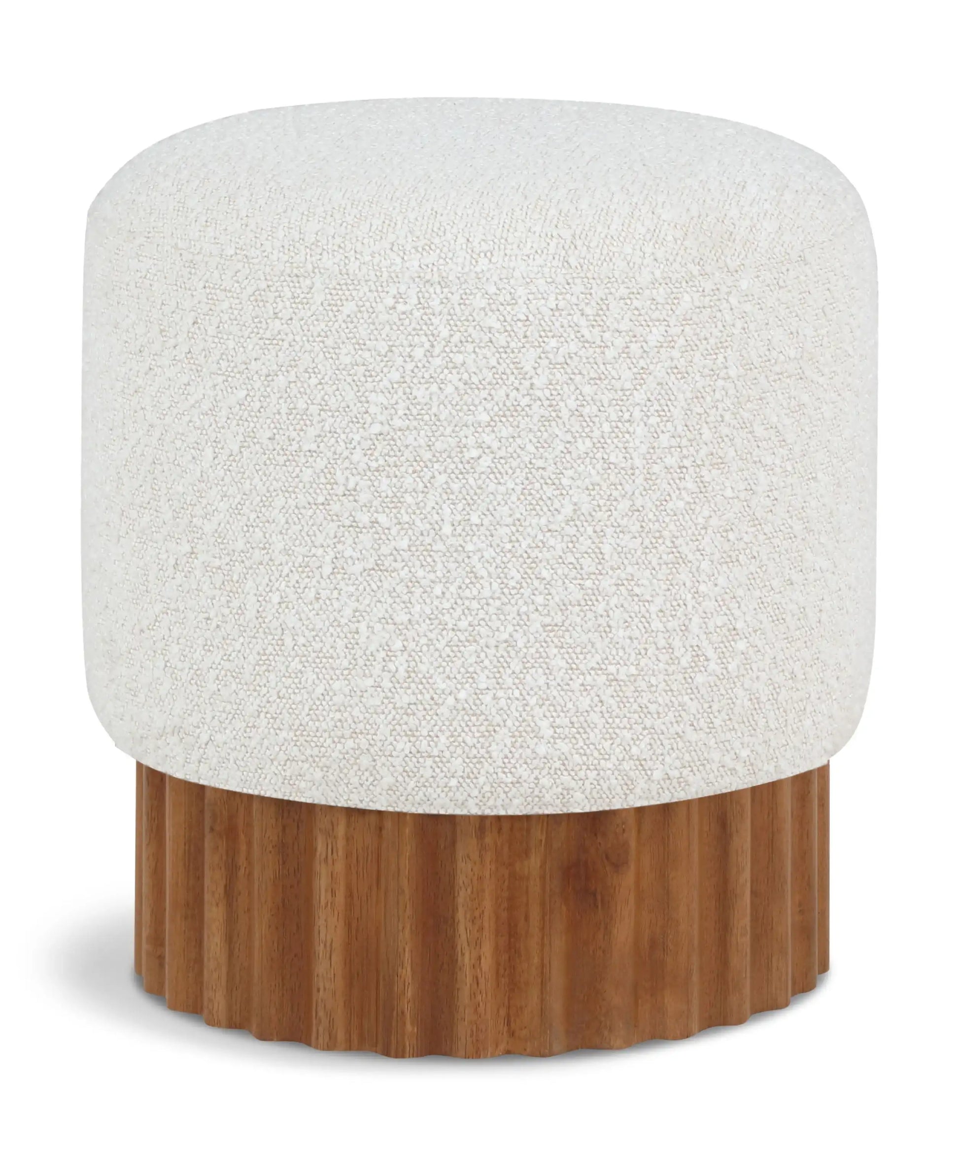 Veranda - Ottoman / Stool With Brown Base - Best Buy Furniture