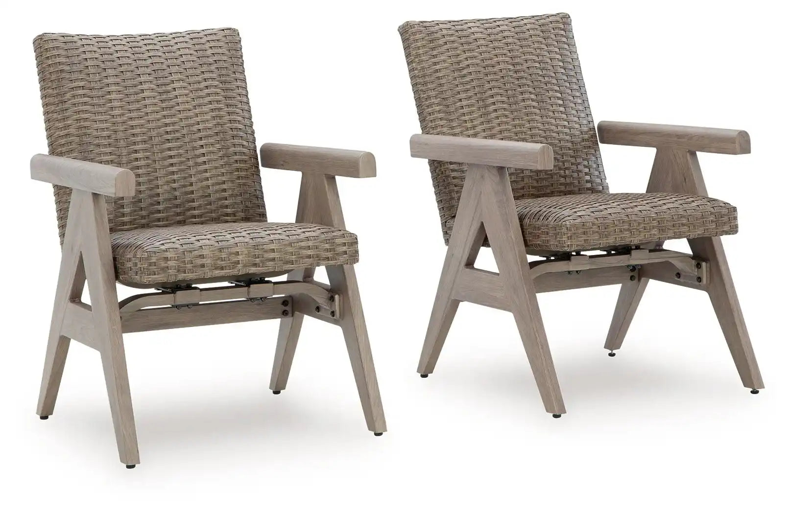 Cliff Trails - Rocking Arm Chair (Set of 2) - Beige - Best Buy Furniture