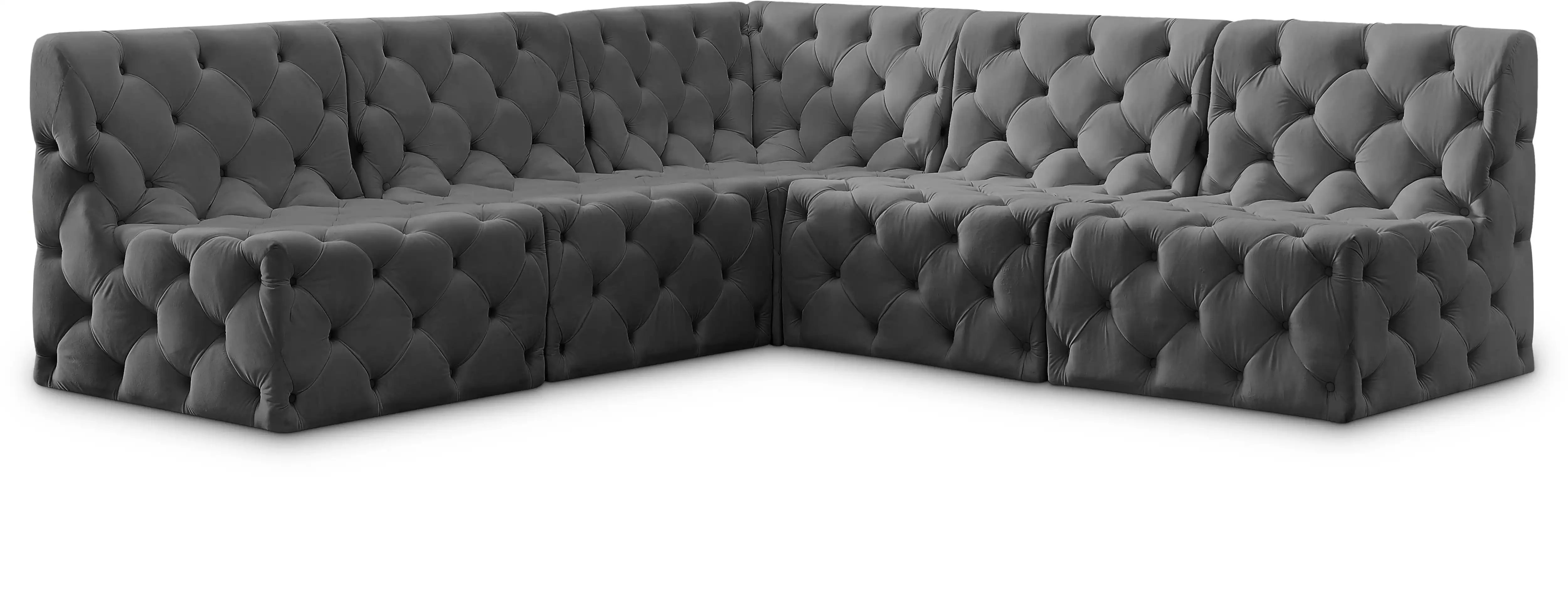 Tuft - 5 Piece Modular Sectional - Best Buy Furniture