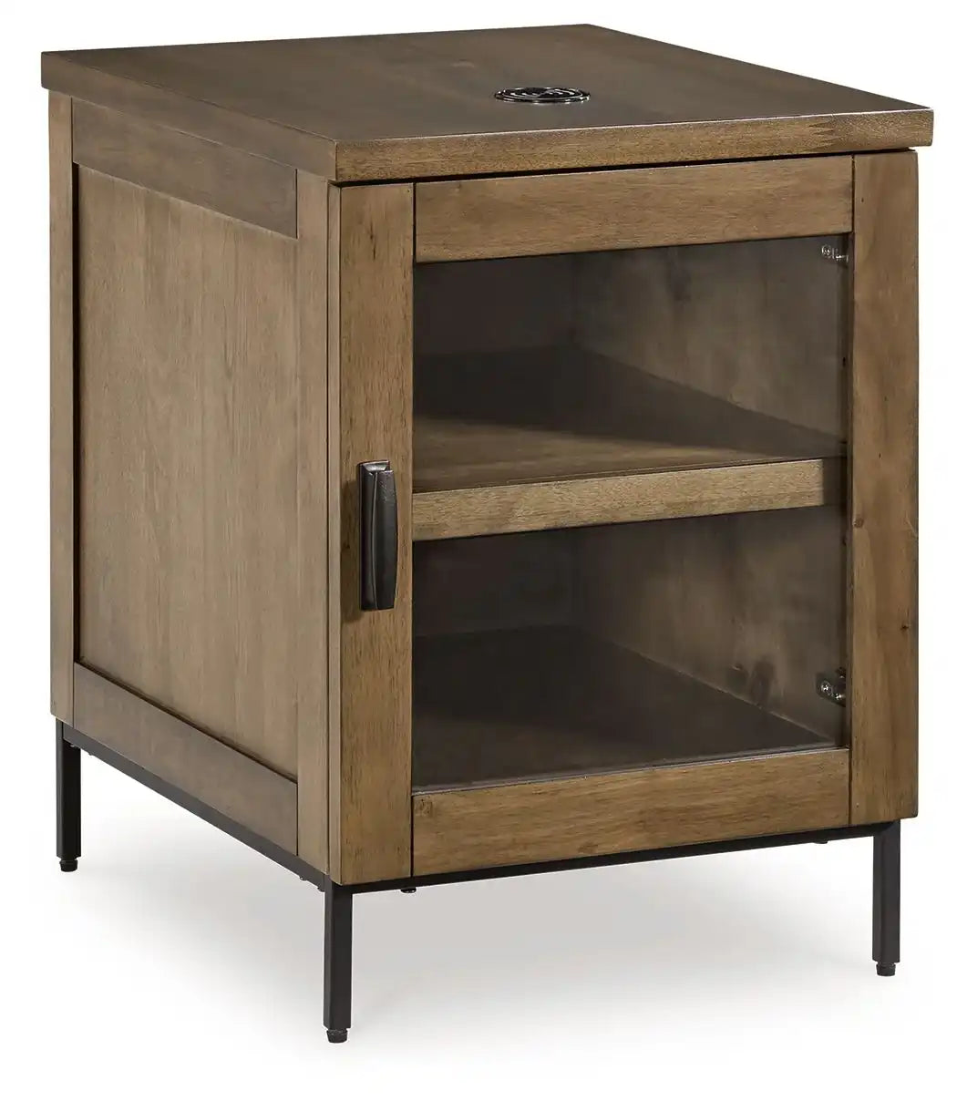 Torlanta - Chair Side End Table - Brown - Best Buy Furniture
