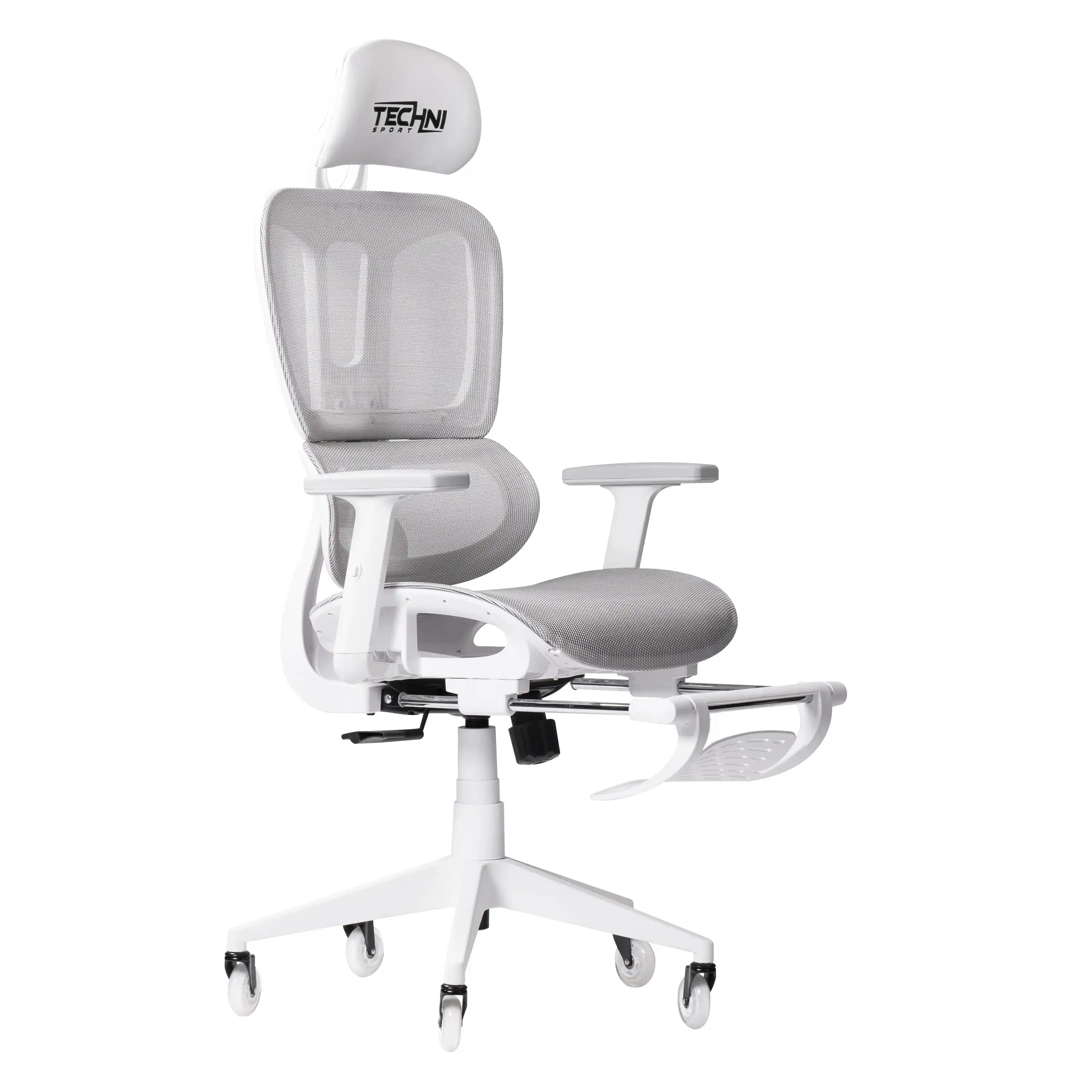 Techni Sport AIRFLEX2.0 White Mesh Gaming Chair - Best Buy Furniture